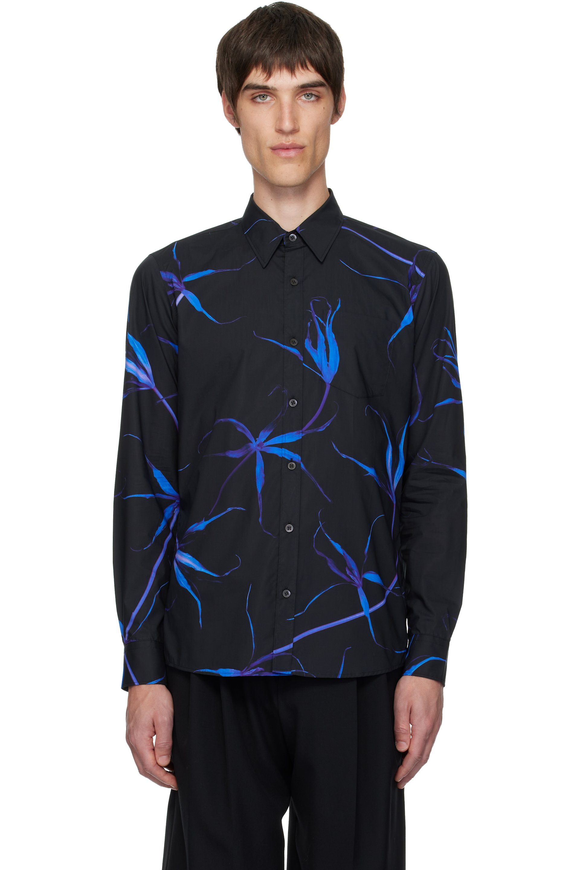 Dries Van Noten - Black Cotton Shirt