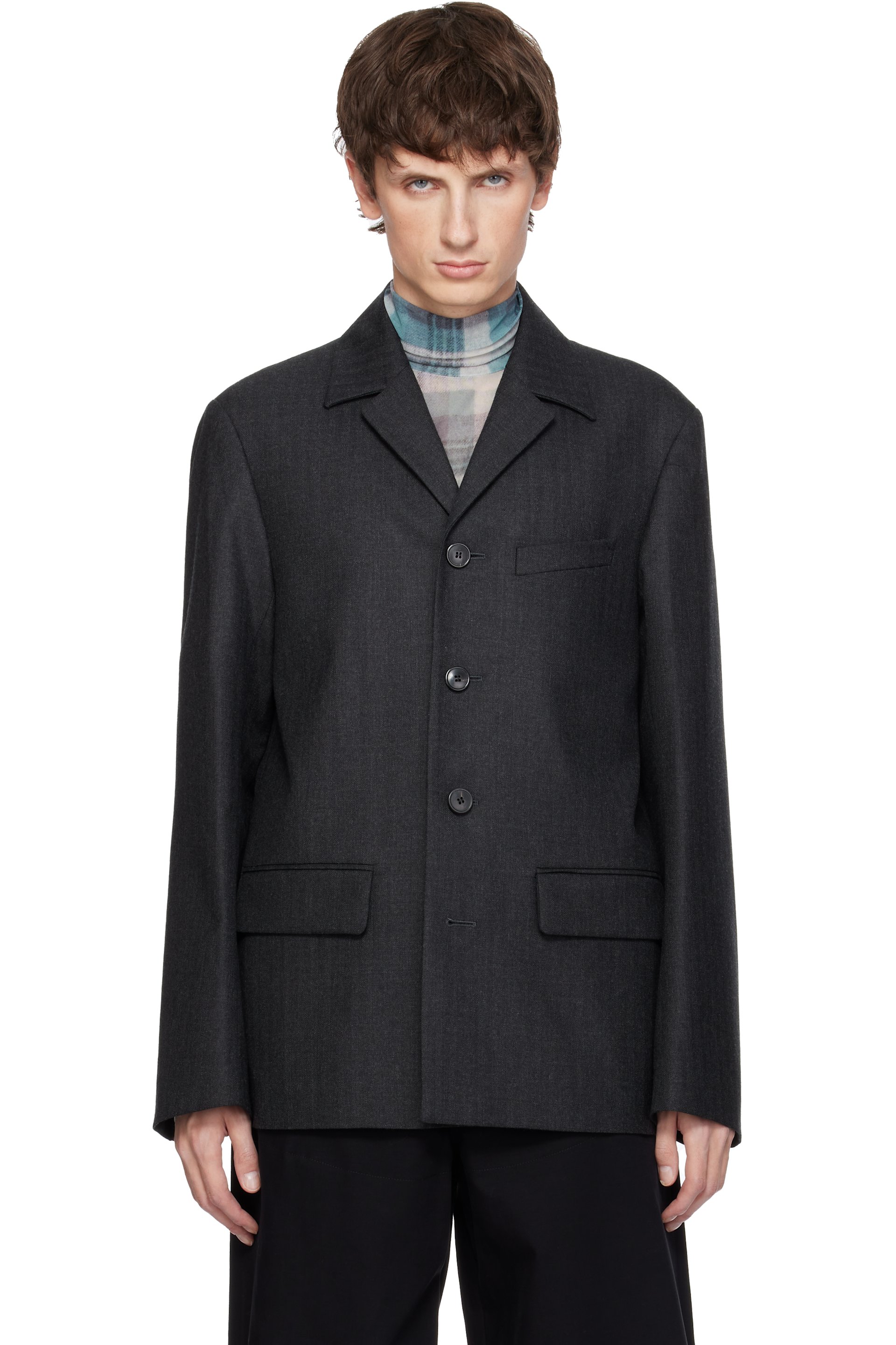 メンズ用 Dries Van Noten テーラードジャケット | SSENSE 日本 メンズ用 Dries Van Noten テーラードジャケット | SSENSE 日本