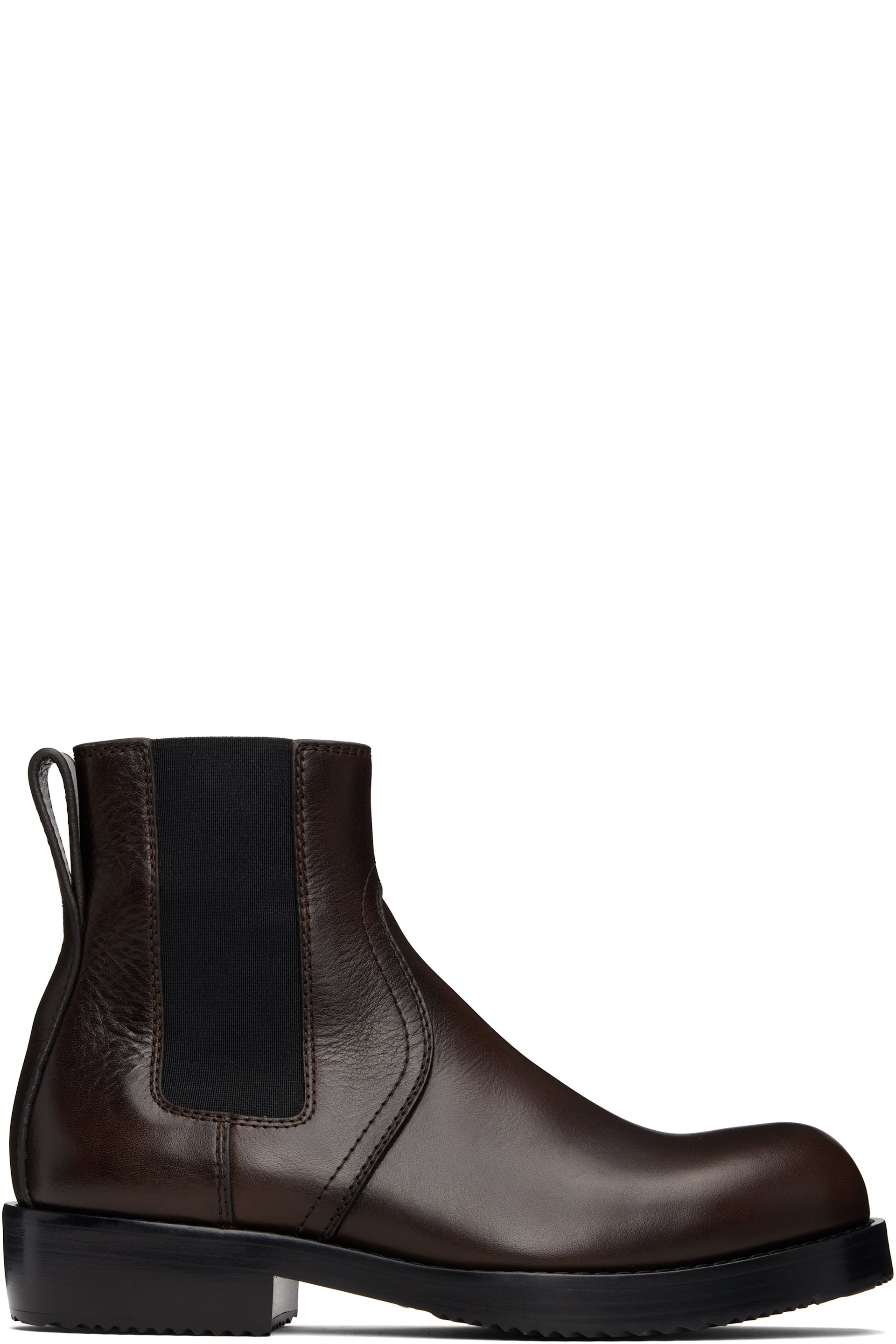 Dries Van Noten - Brown Leather Chelsea Boots