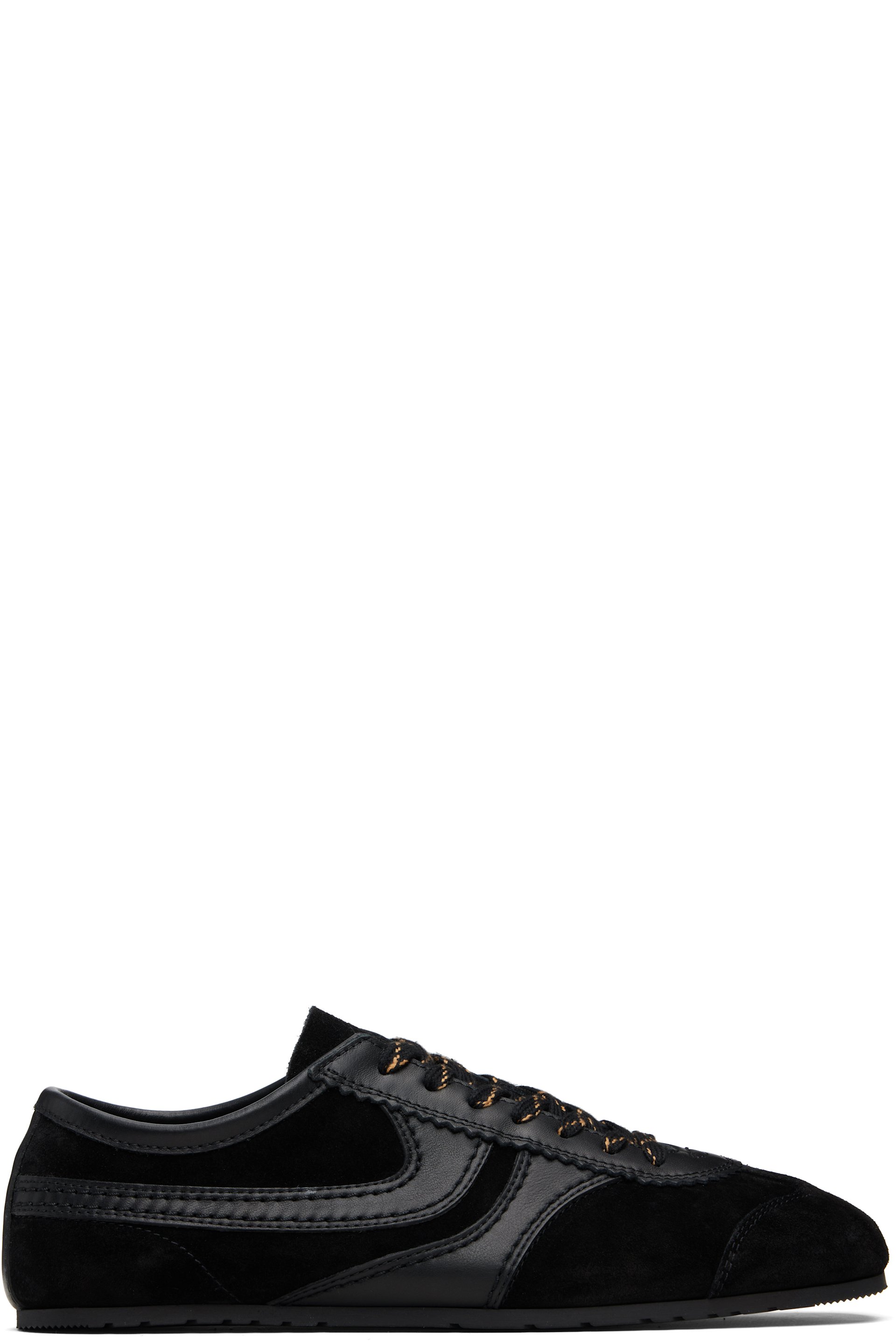 Dries Van Noten - Black Suede Sneakers
