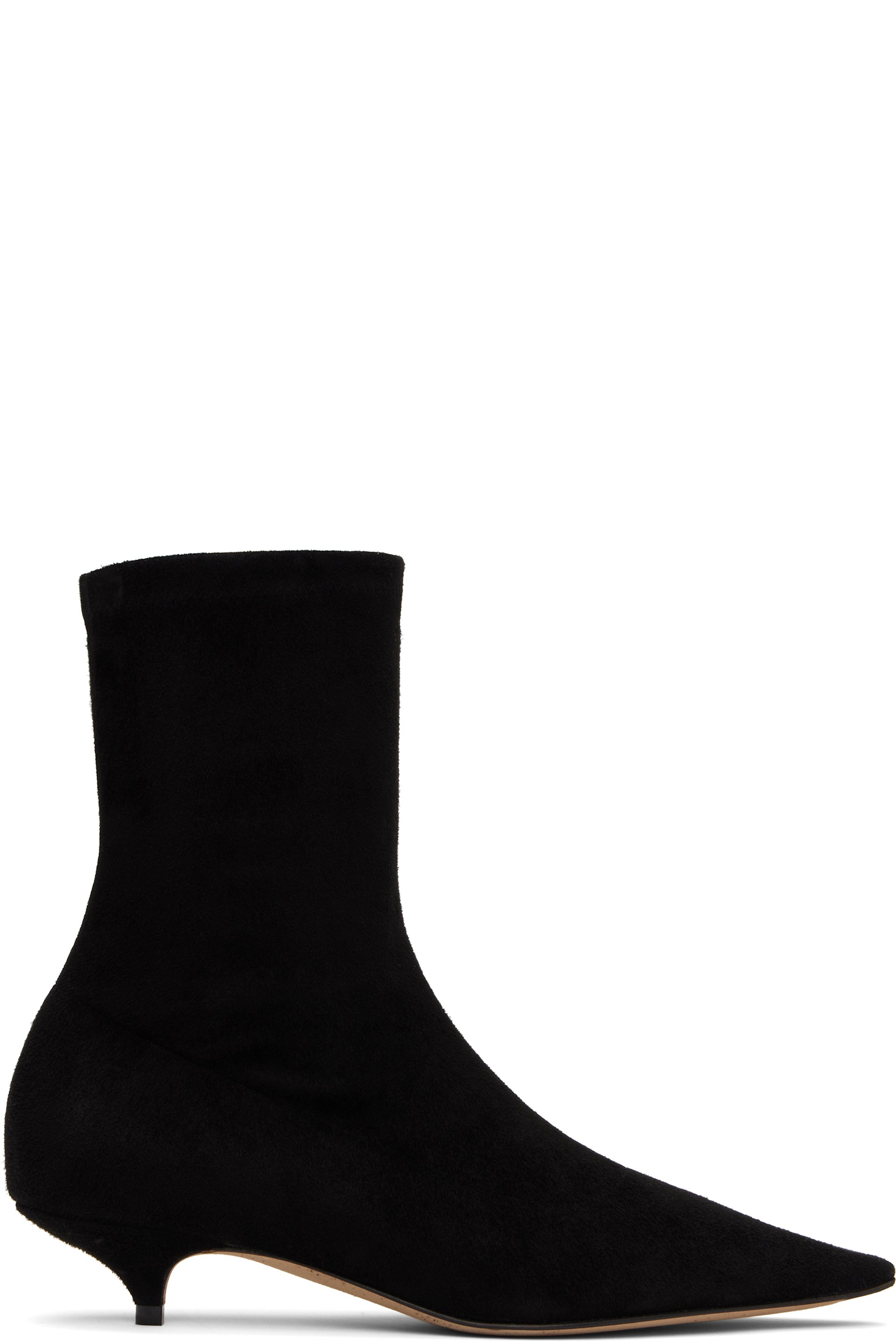 The Row - Bottes à petit talon Liisa noires