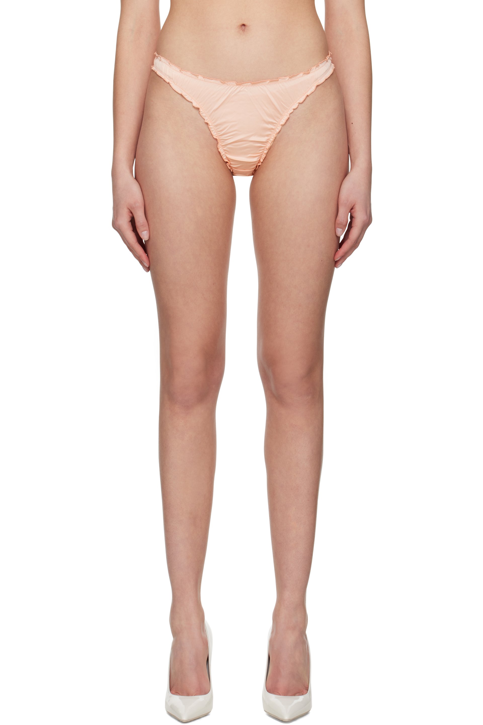 Shadowplay - Pink Ruffled Thong