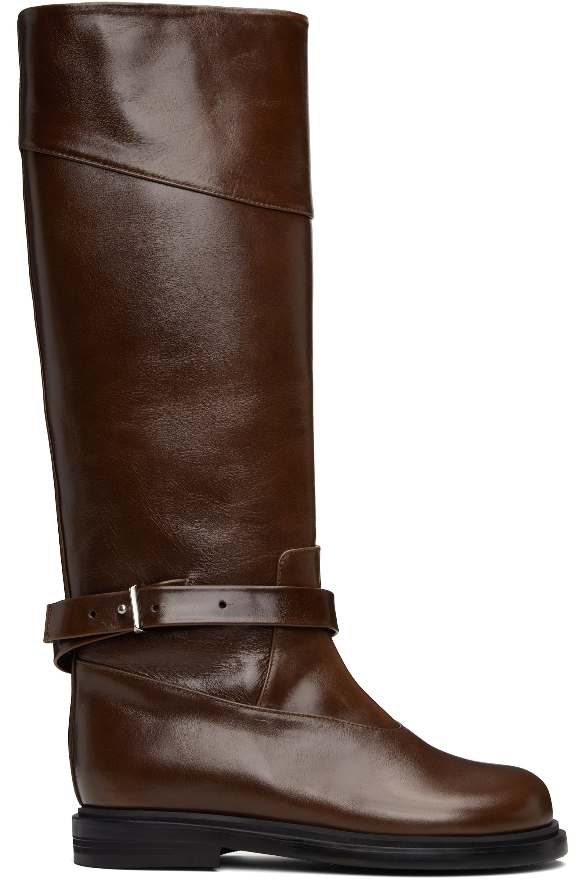 Epingler - Tan Belted Angt Long Tall Boots