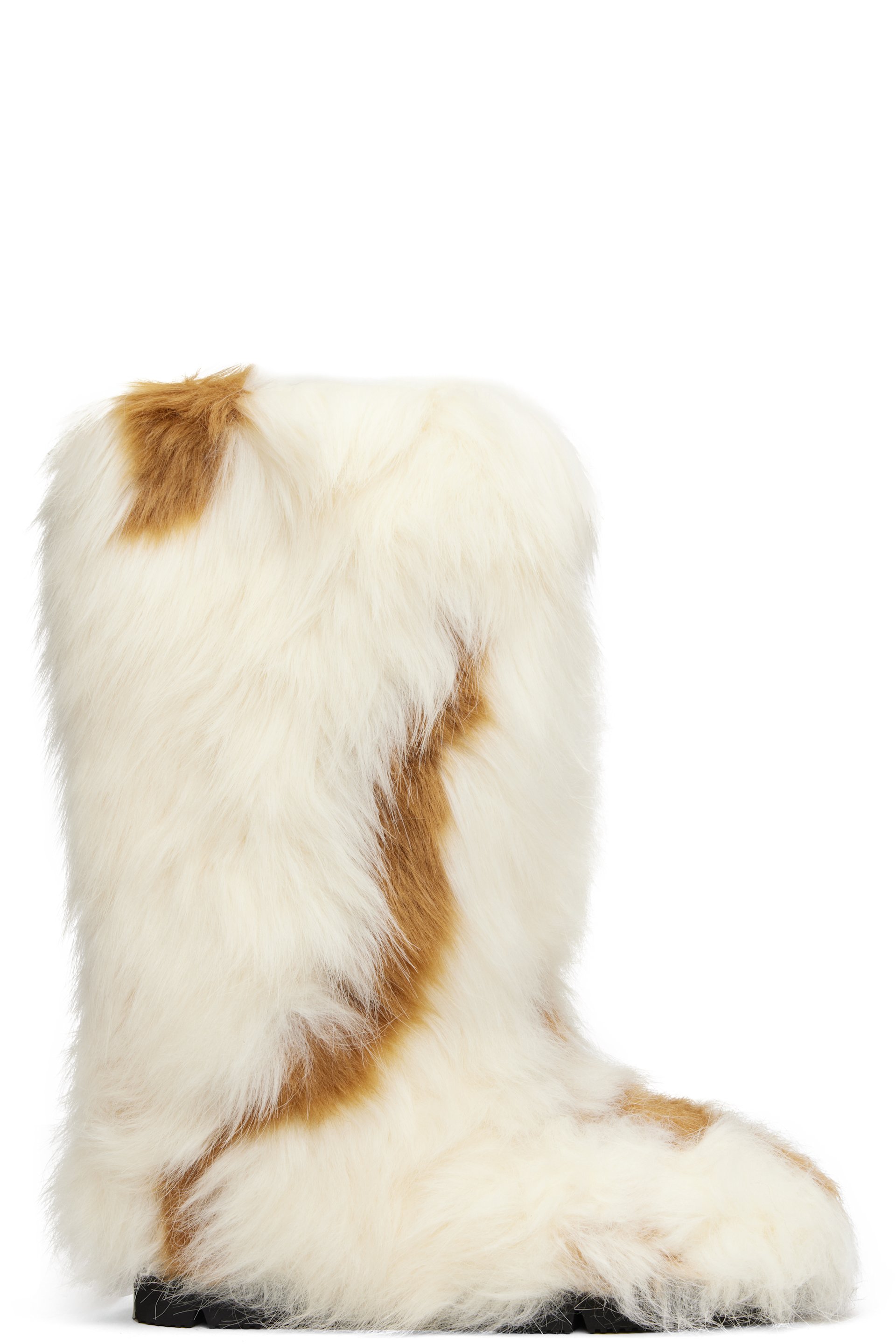 Epingler - Bottes hautes Fofo beige et brun