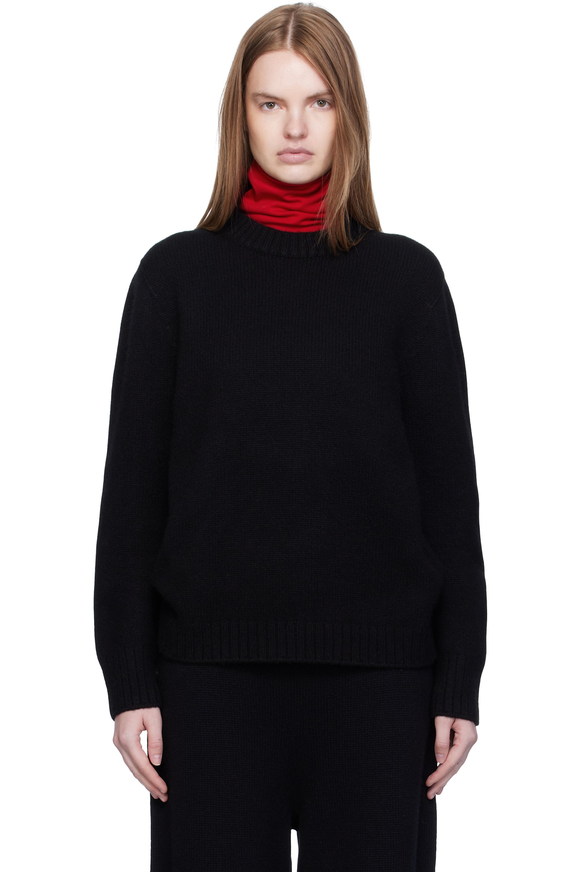Arch The - Pull noir en cachemire