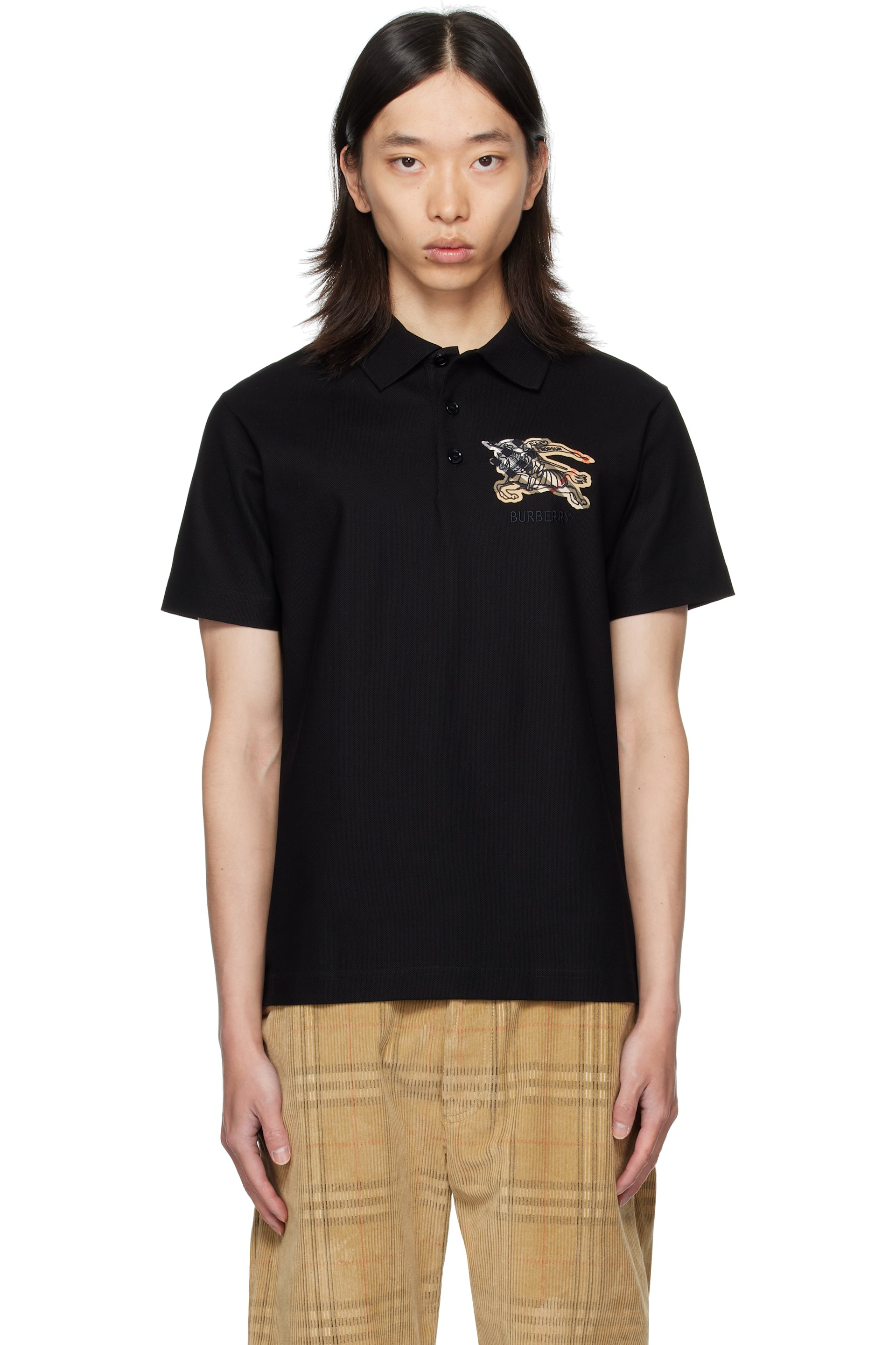 Burberry - Black EKD Polo