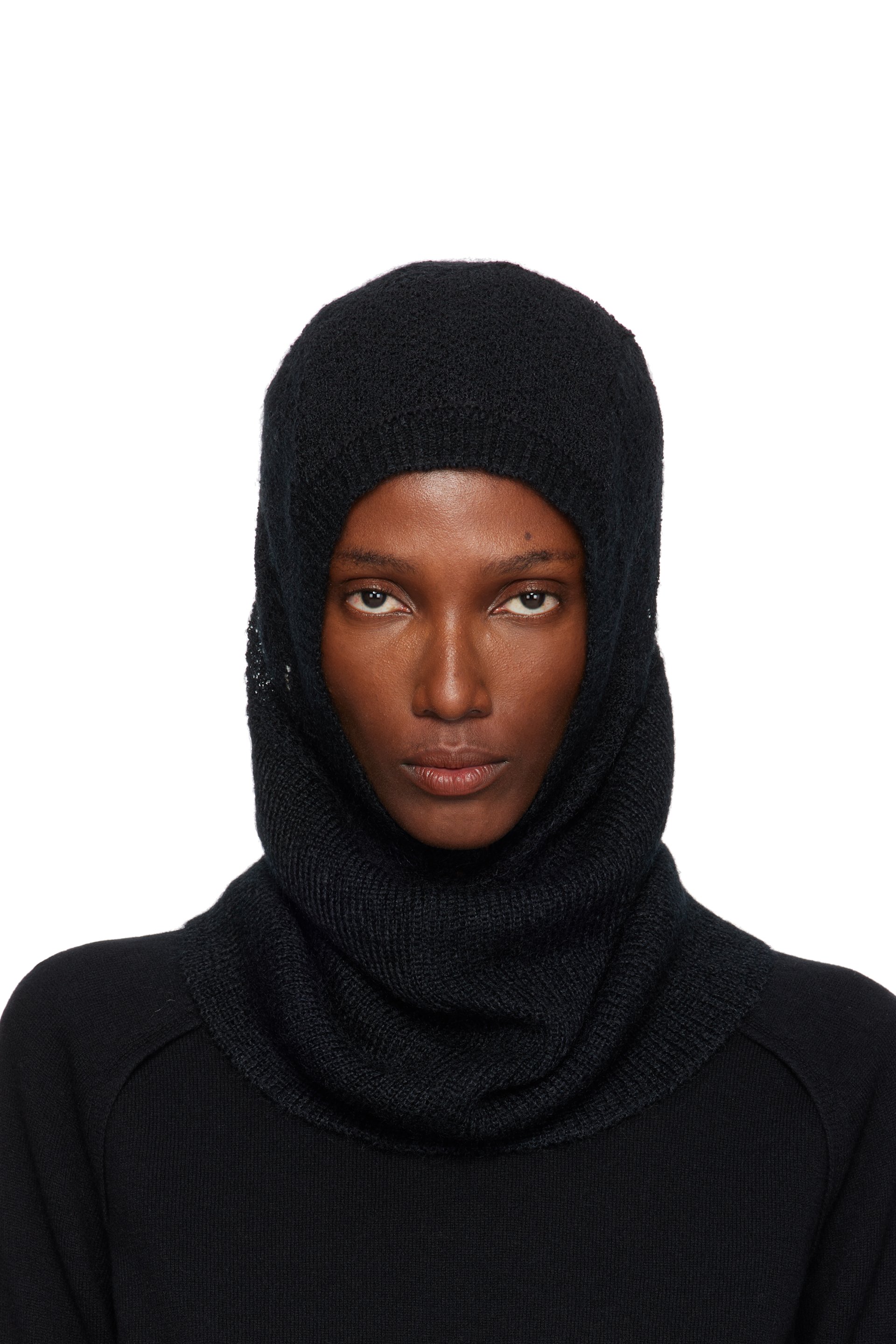 Ann Demeulemeester - ブラック Vali バラクラバ