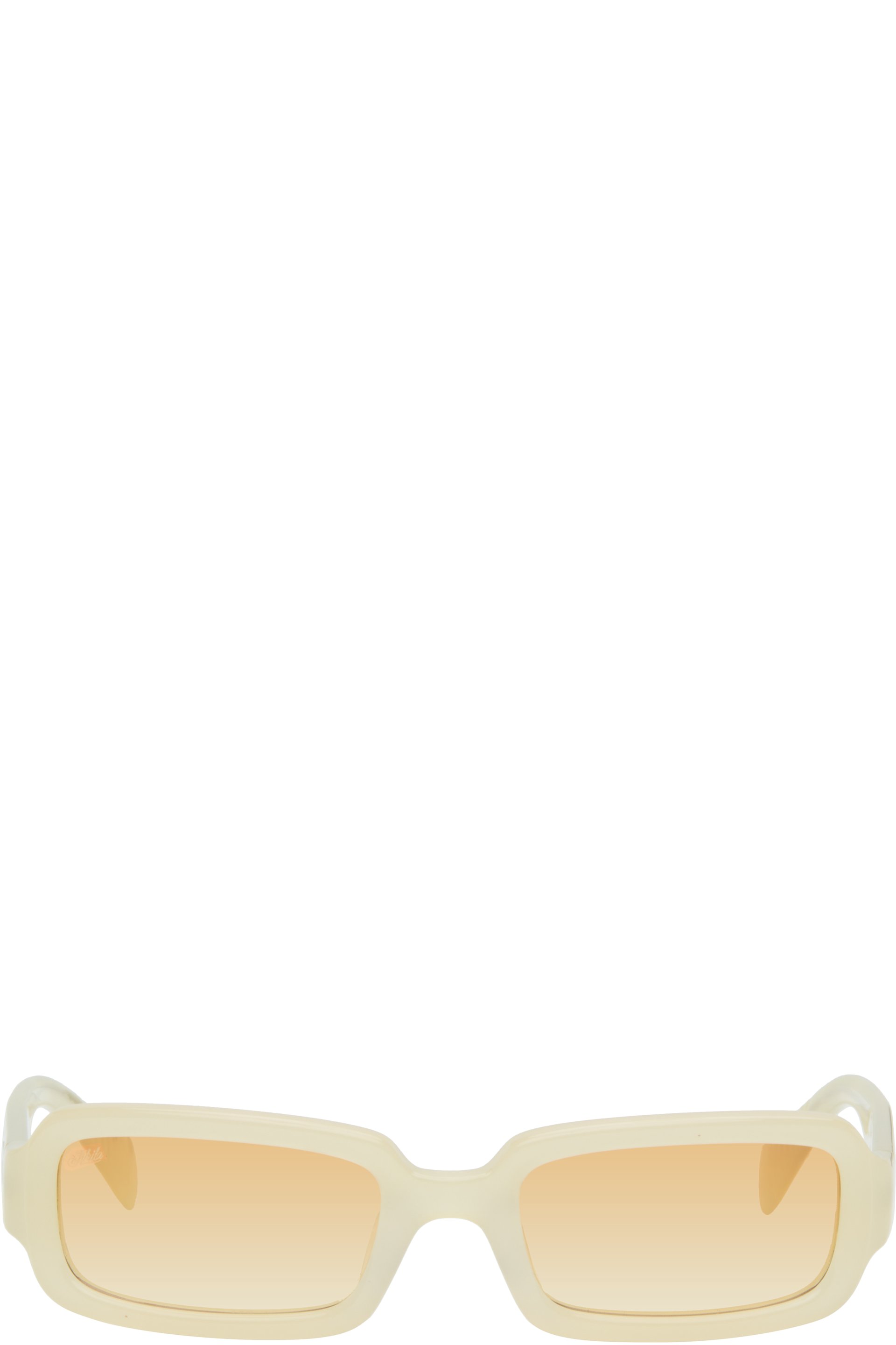 AKILA - SSENSE Exclusive Beige Sequence Sunglasses