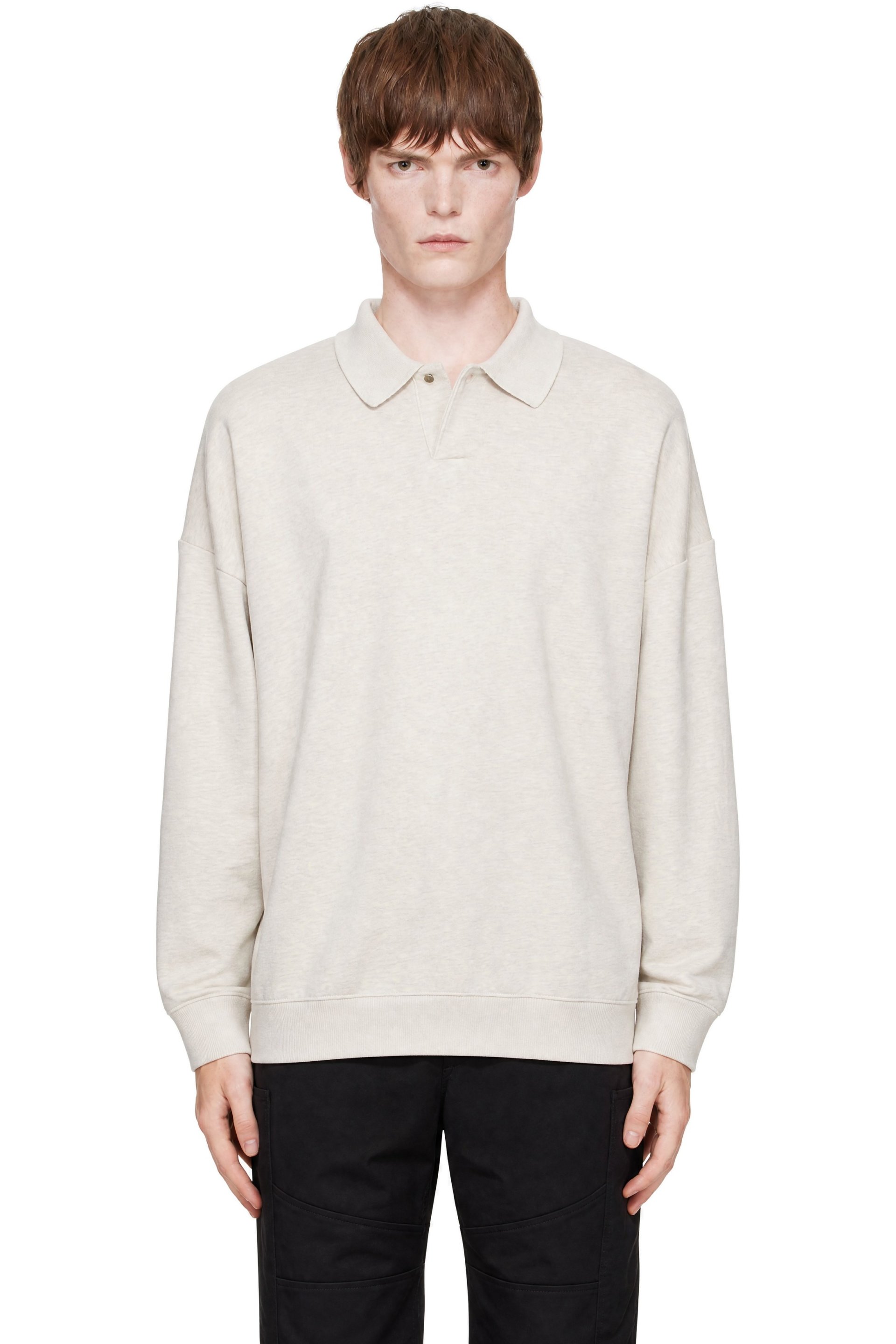 Thom Browne - Gray 4-Bar Long Sleeve T-Shirt