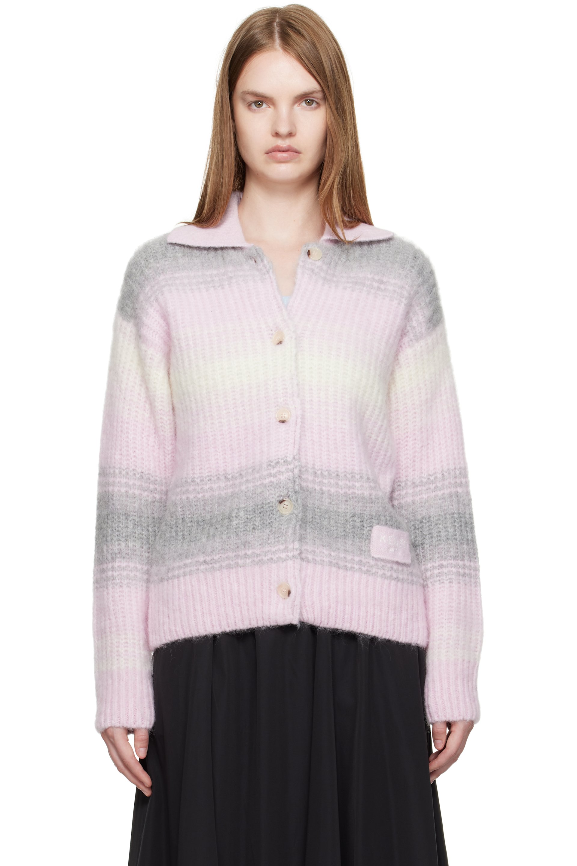 Kenzo - Cardigan rose à rayures Speed