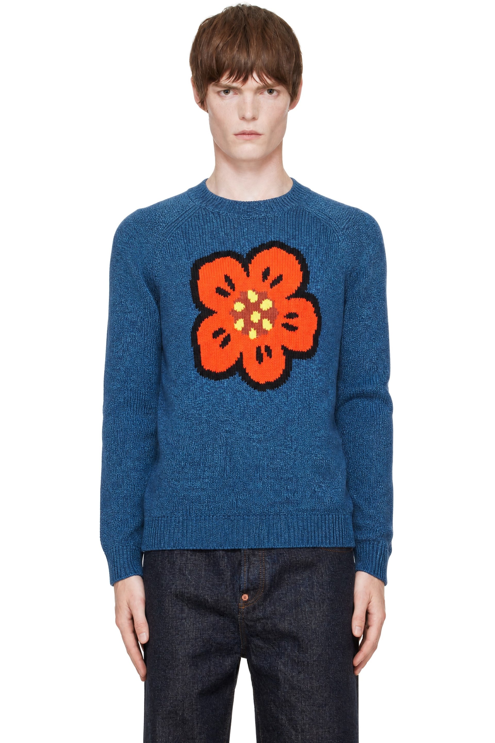 Kenzo - Blue Kenzo Paris 'Boke Flower' Sweater