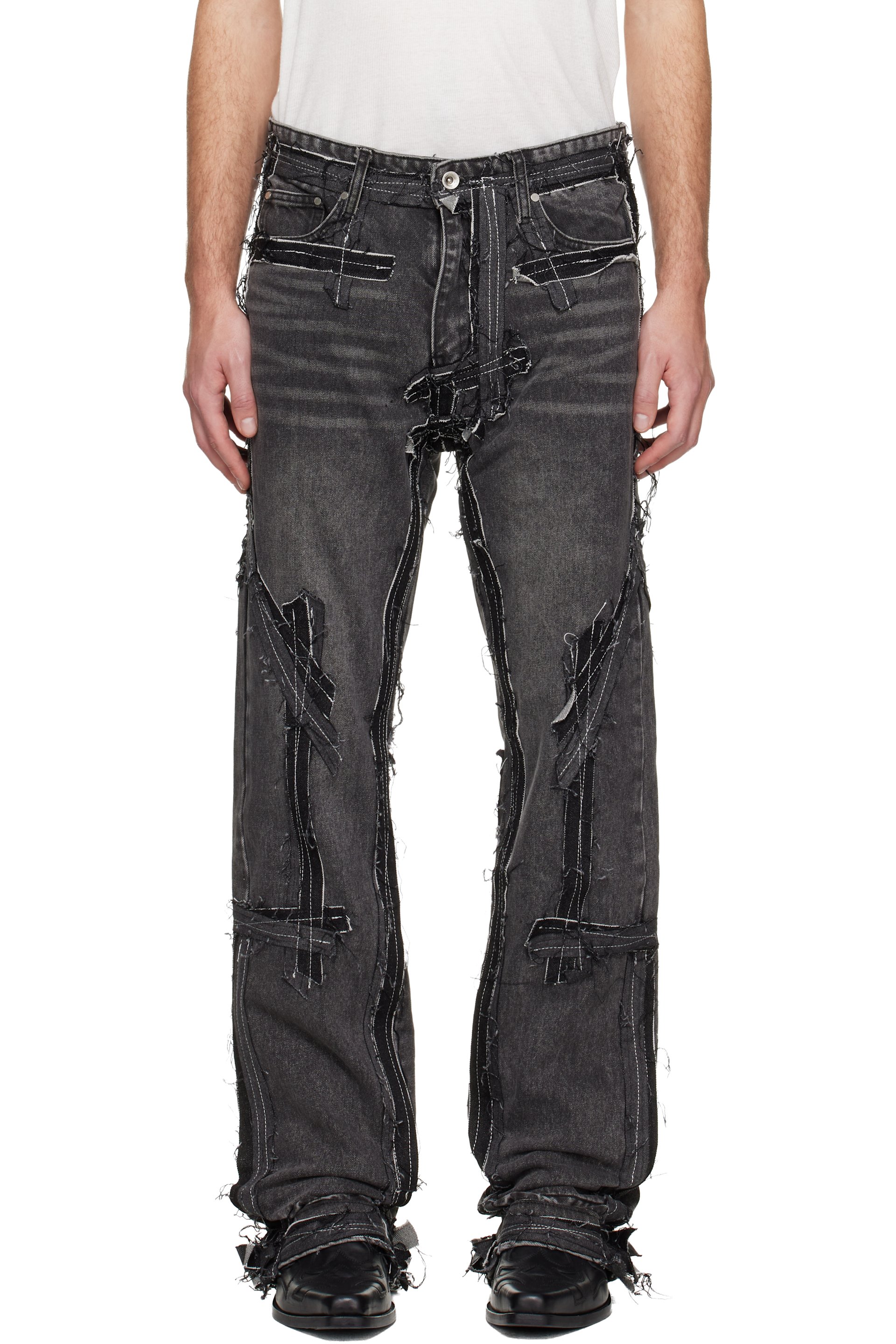 Who Decides War - Black Exposure Jeans