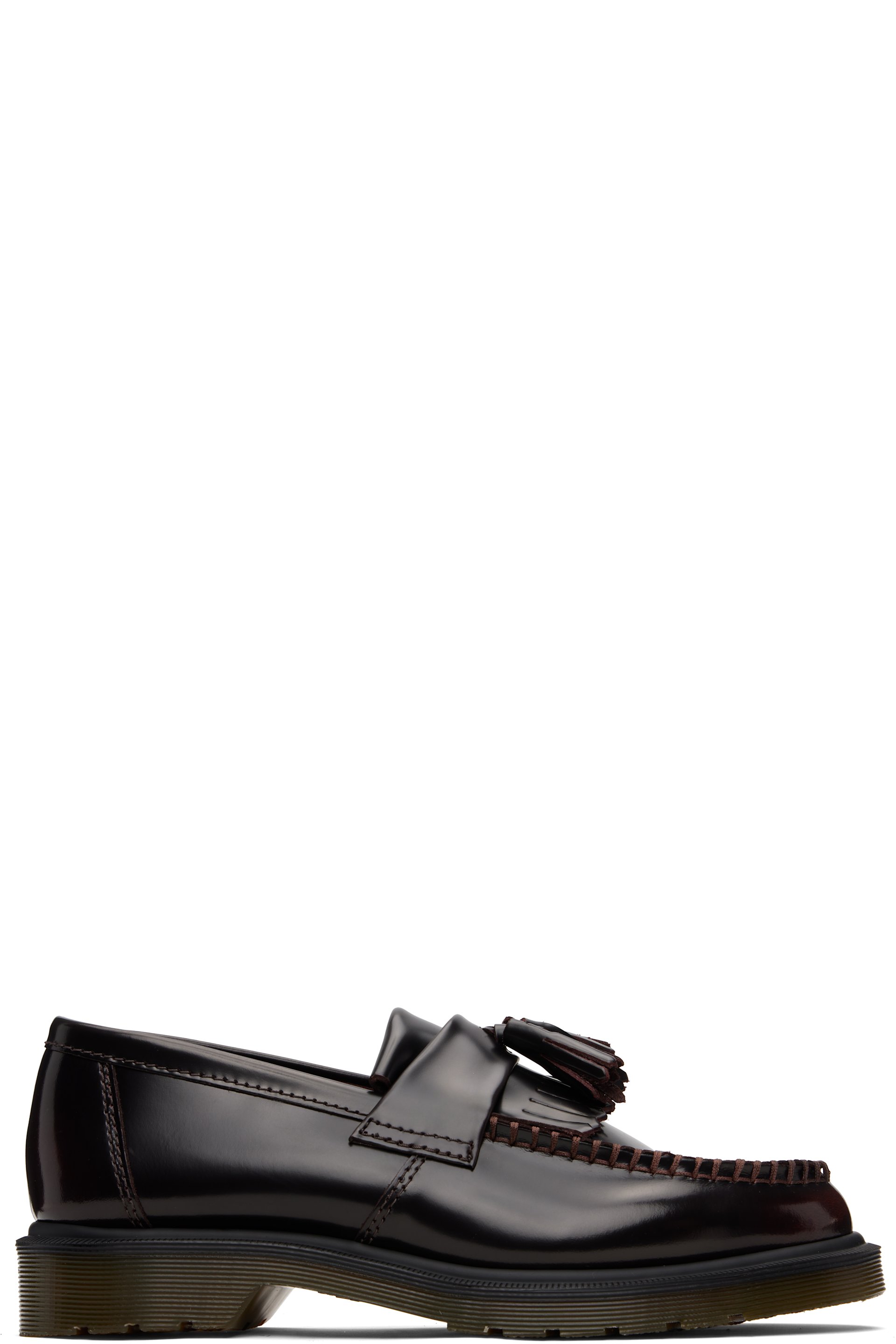 Dr. Martens - バーガンディ Adrian Kiltie スムースレザー ローファー