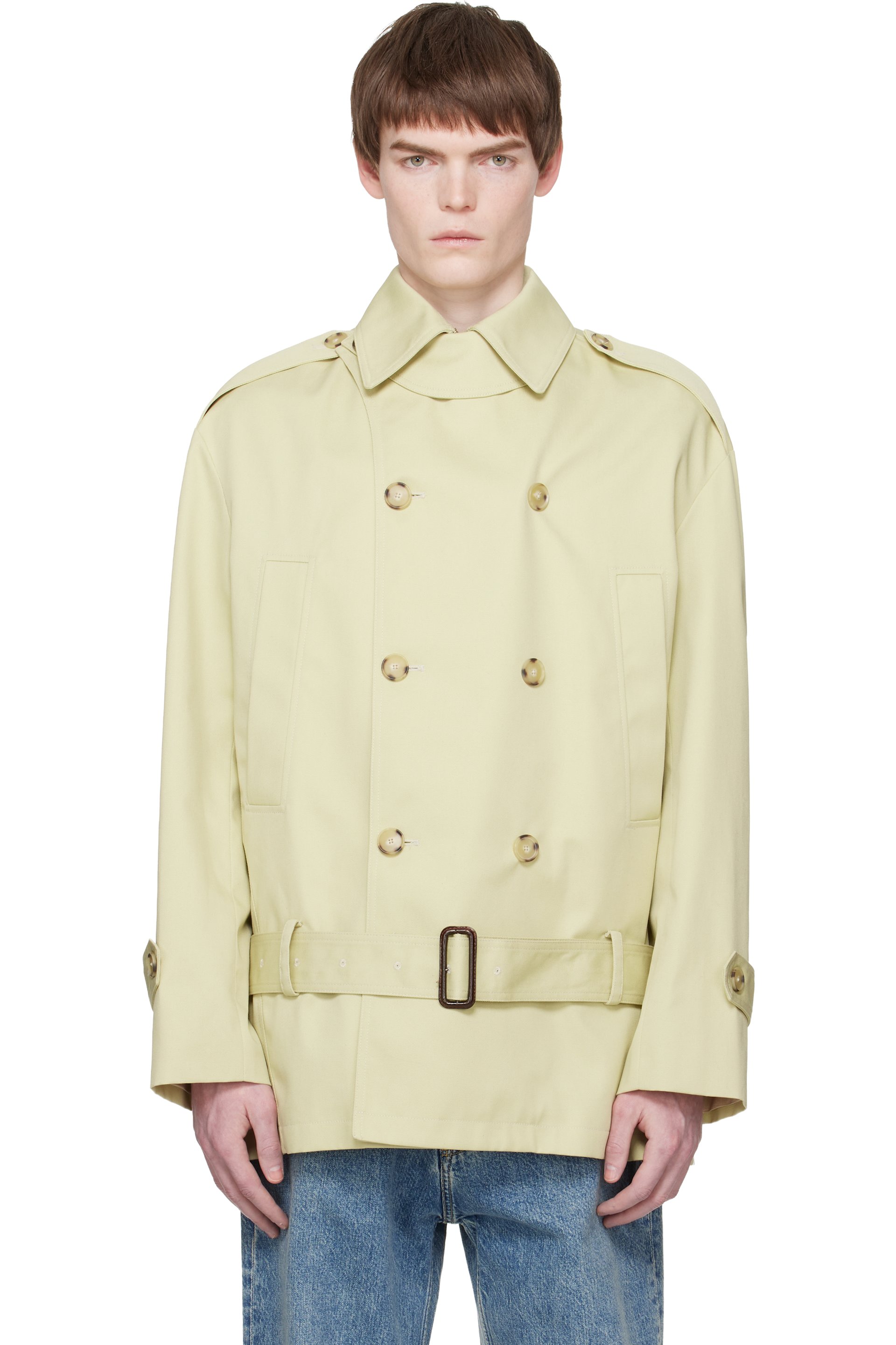 Commission - Beige Hunter Trench Coat
