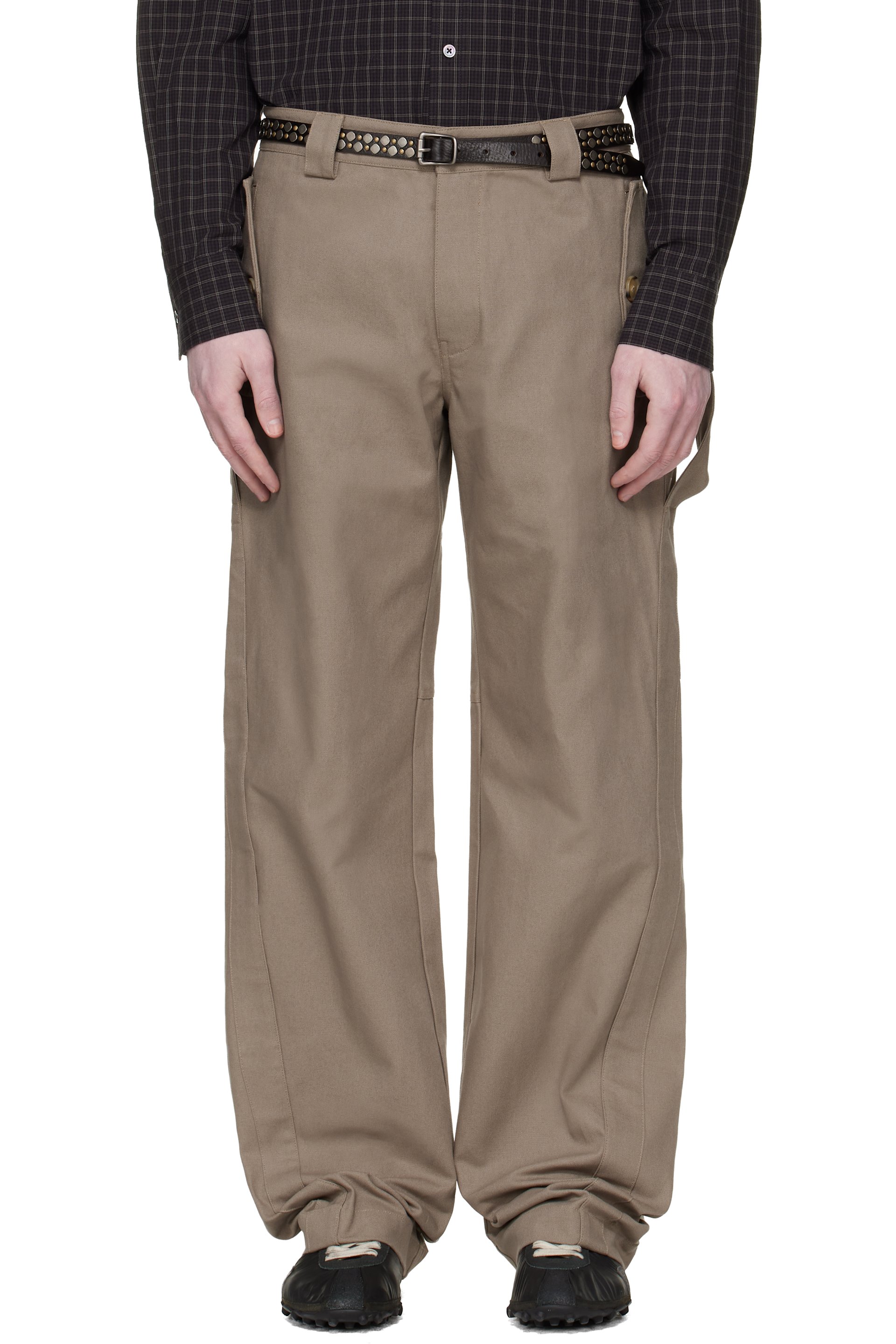 Commission - Taupe Rave Cargo Pants