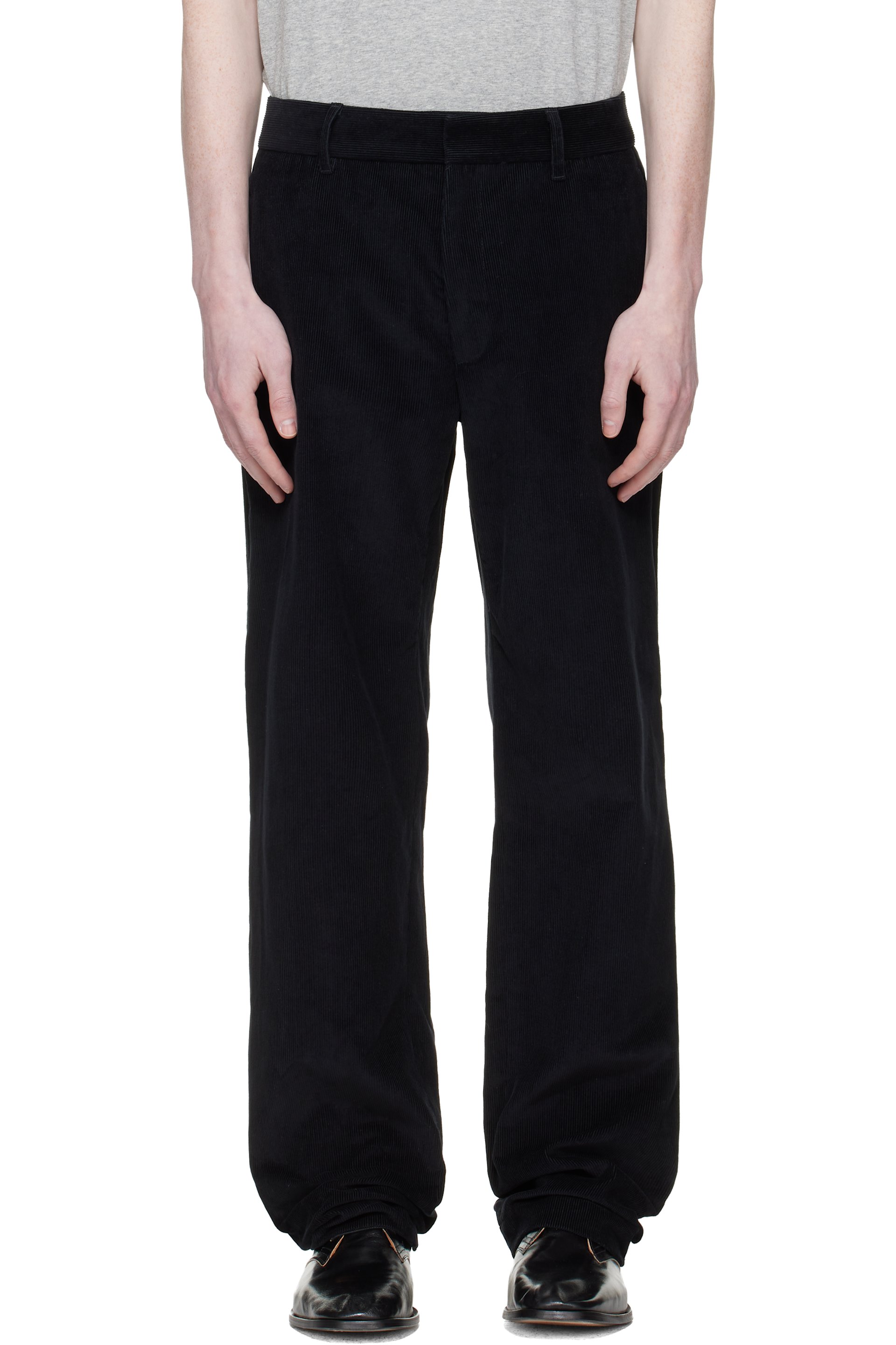 Commission - Black Low-Rise Boy Trousers