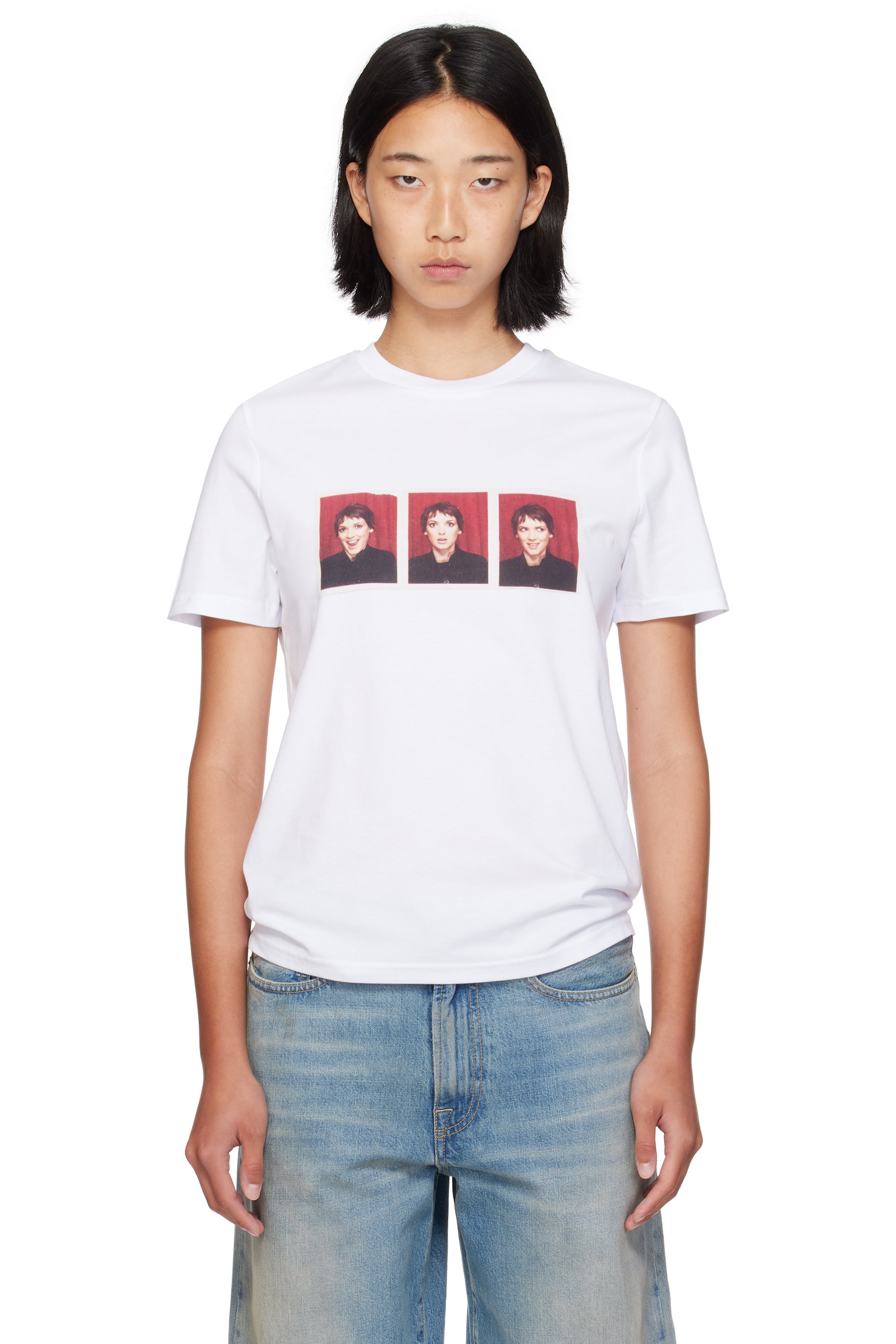IDEA - T-shirt Winona Photobooth blanc