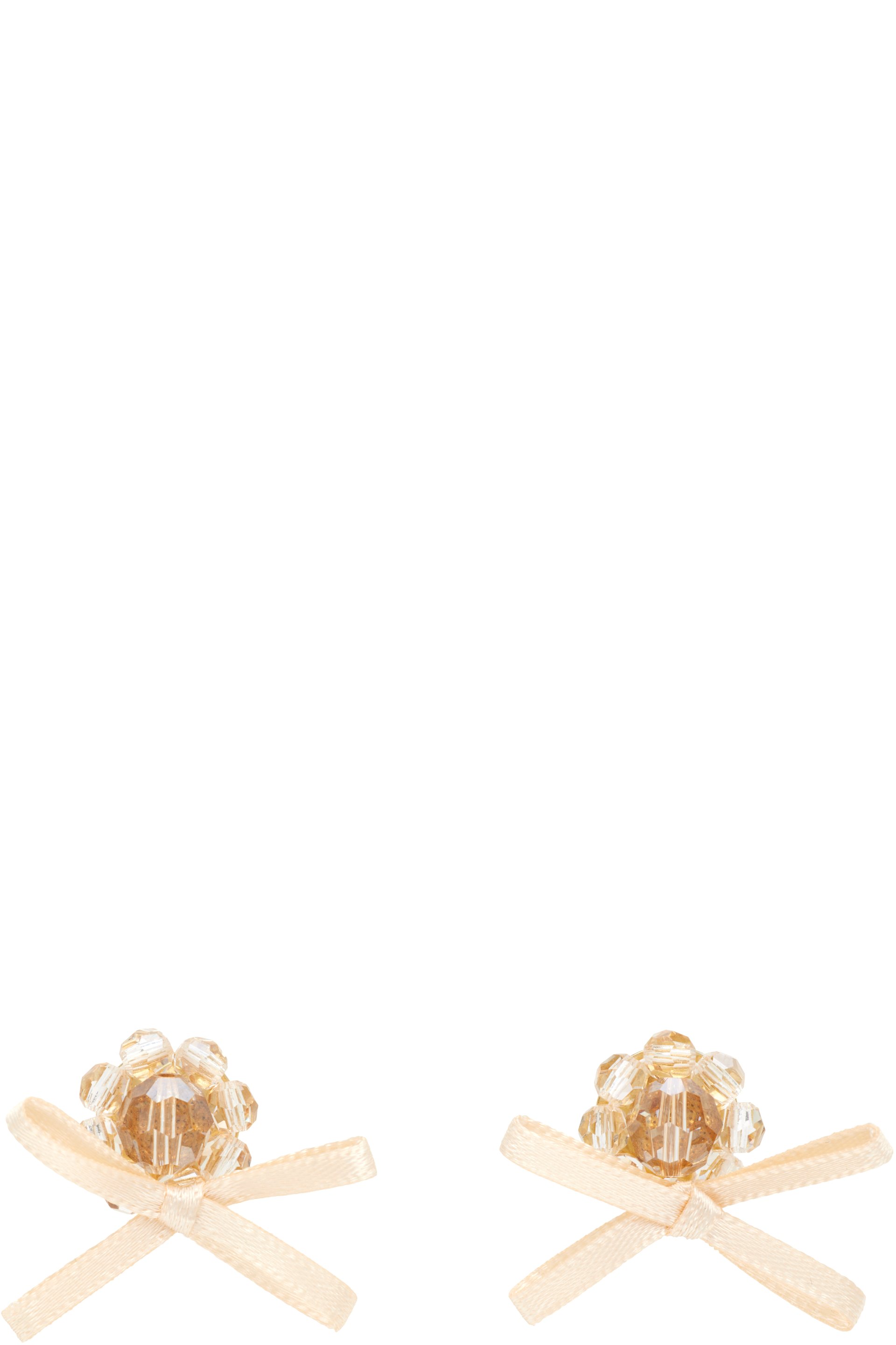 Simone Rocha - Petite Bow Daisy スタッドピアス