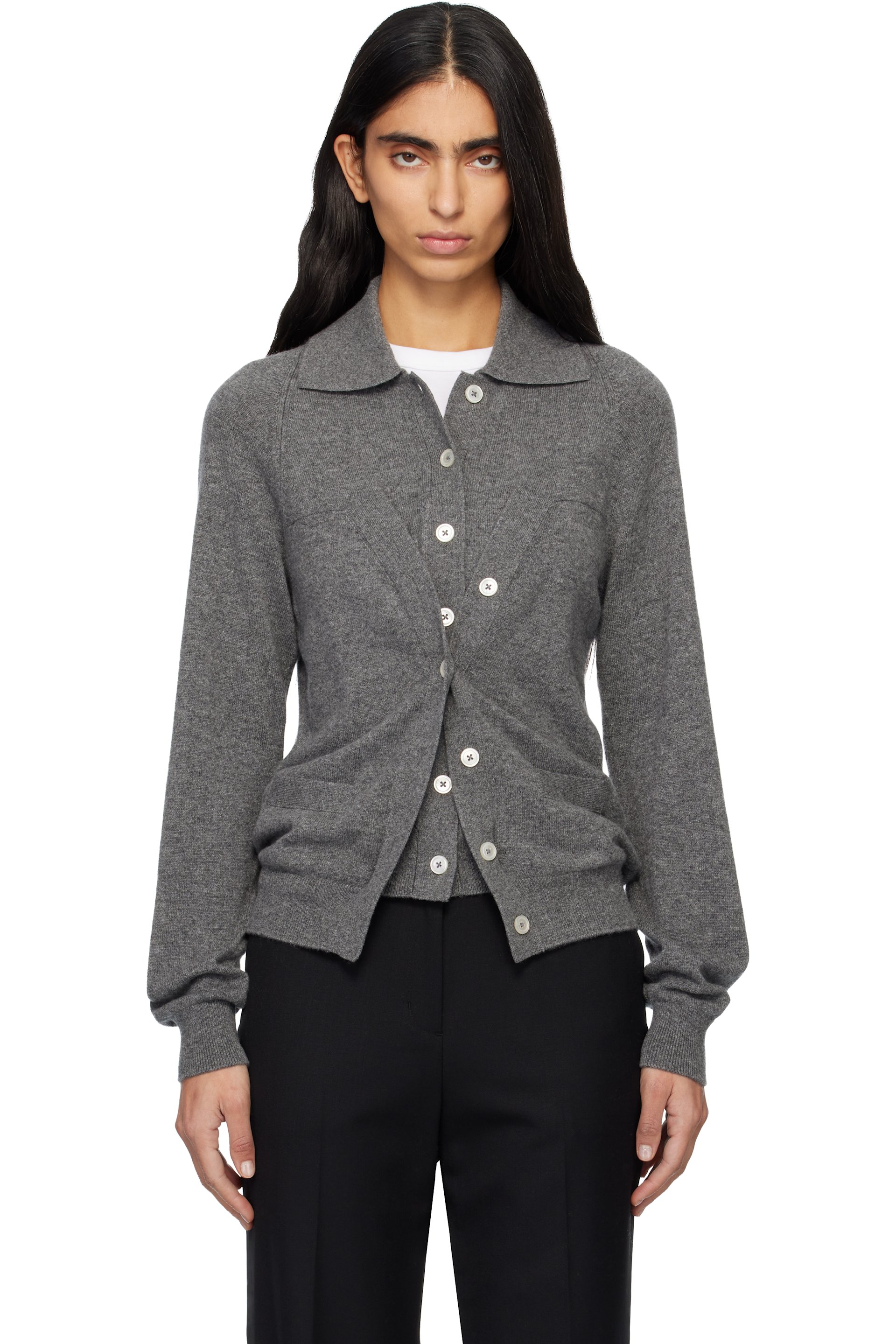B.B. Wallace - Cardigan Kruger gris