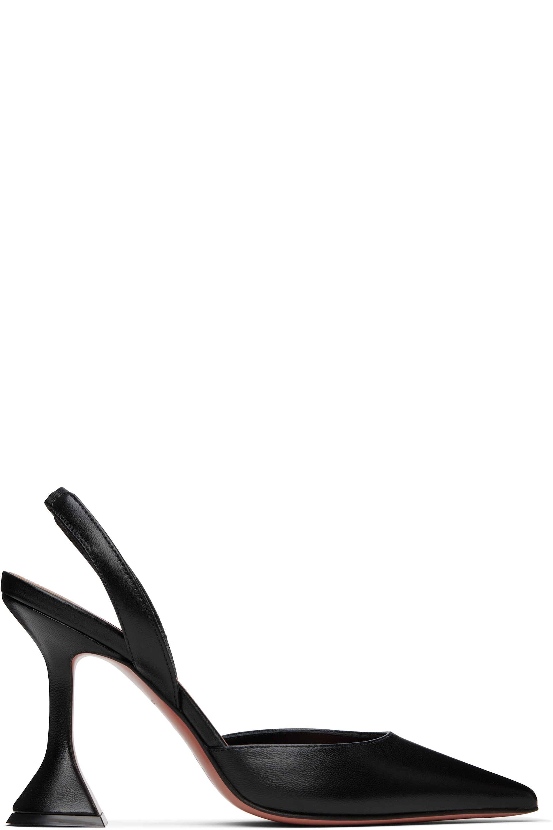 Amina Muaddi - Black Holli Sling 95 Heels