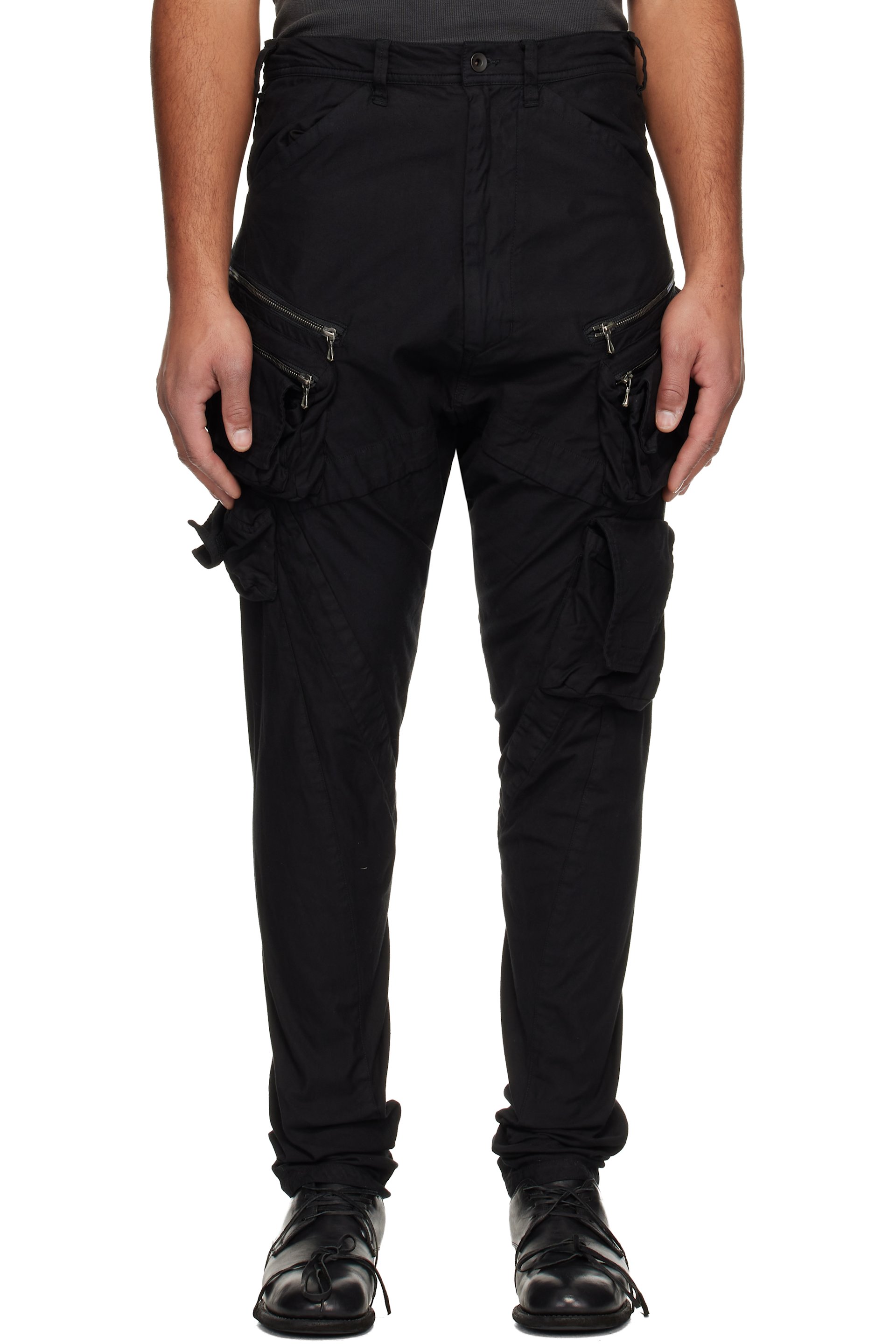 Julius - Black Tactical Cargo Pants