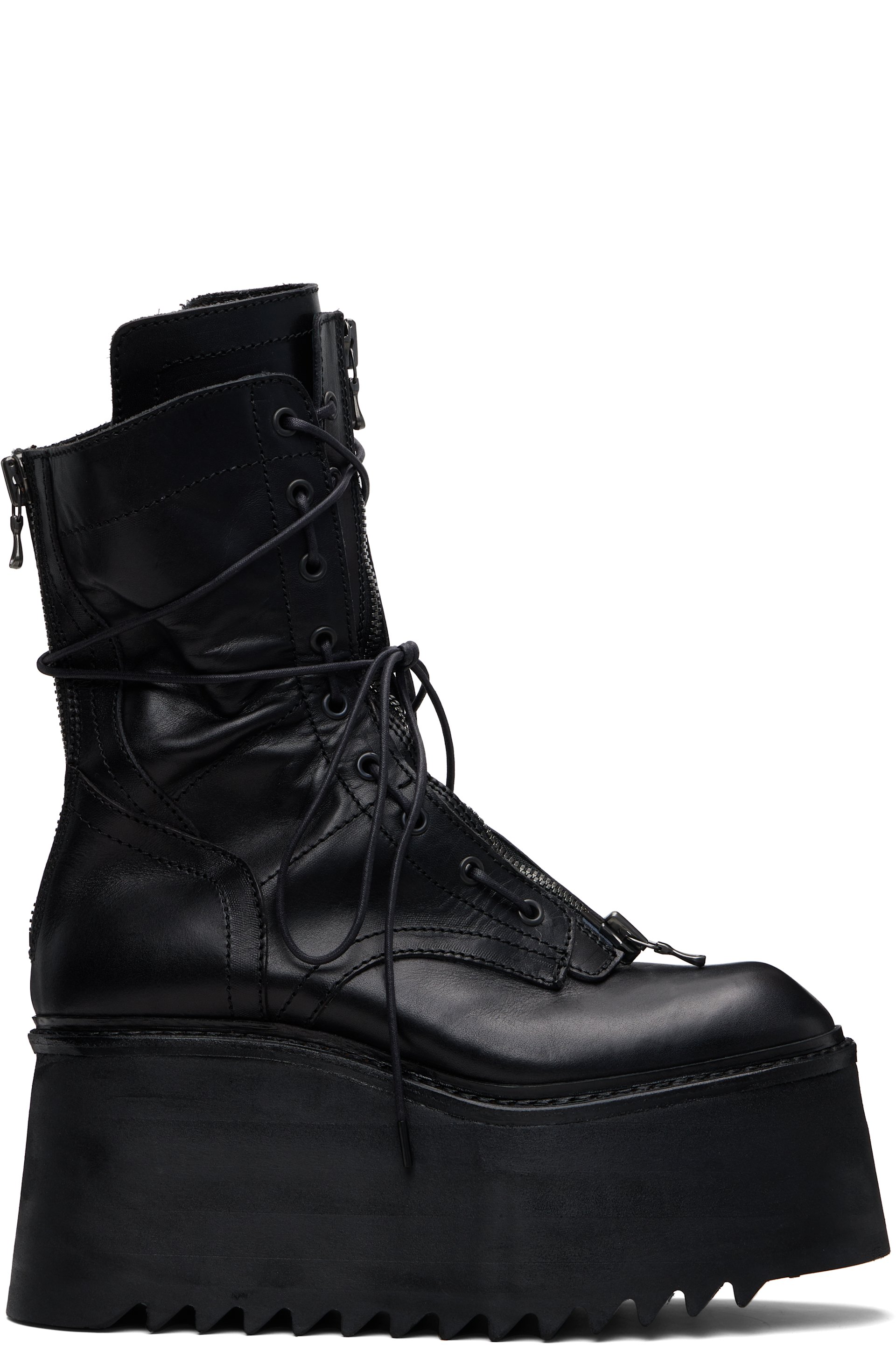 Julius - Black Military Taros Boots