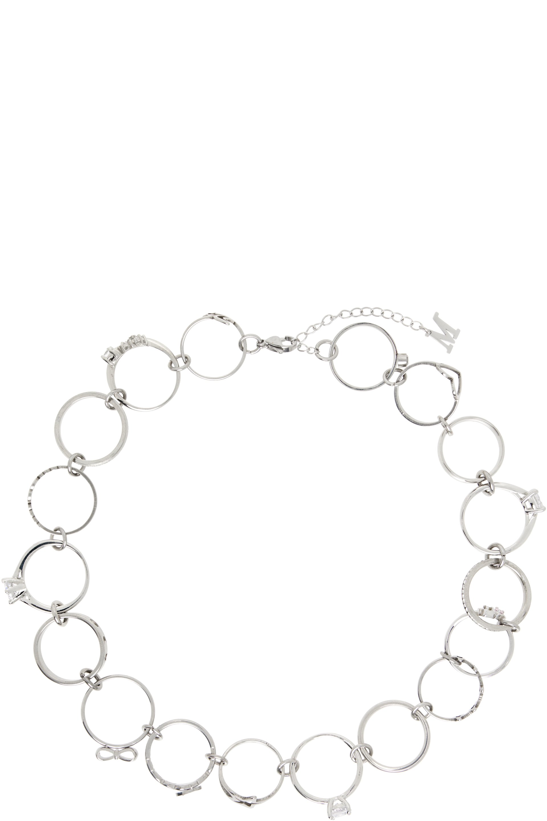 Marland Backus - Collier en chaine à maillons de style bague