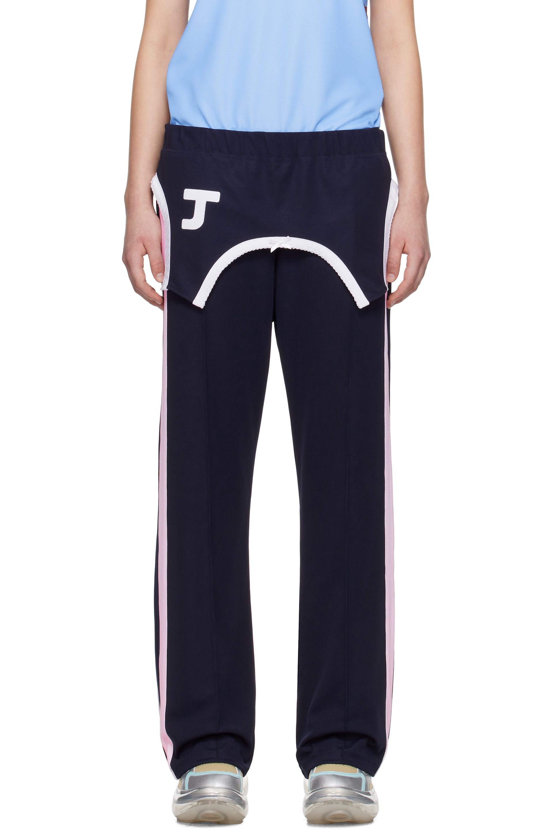 I’m Sorry by Petra Collins - Pantalon de survêtement édition bleu marine exclusif à SSENSE édition JennyFax