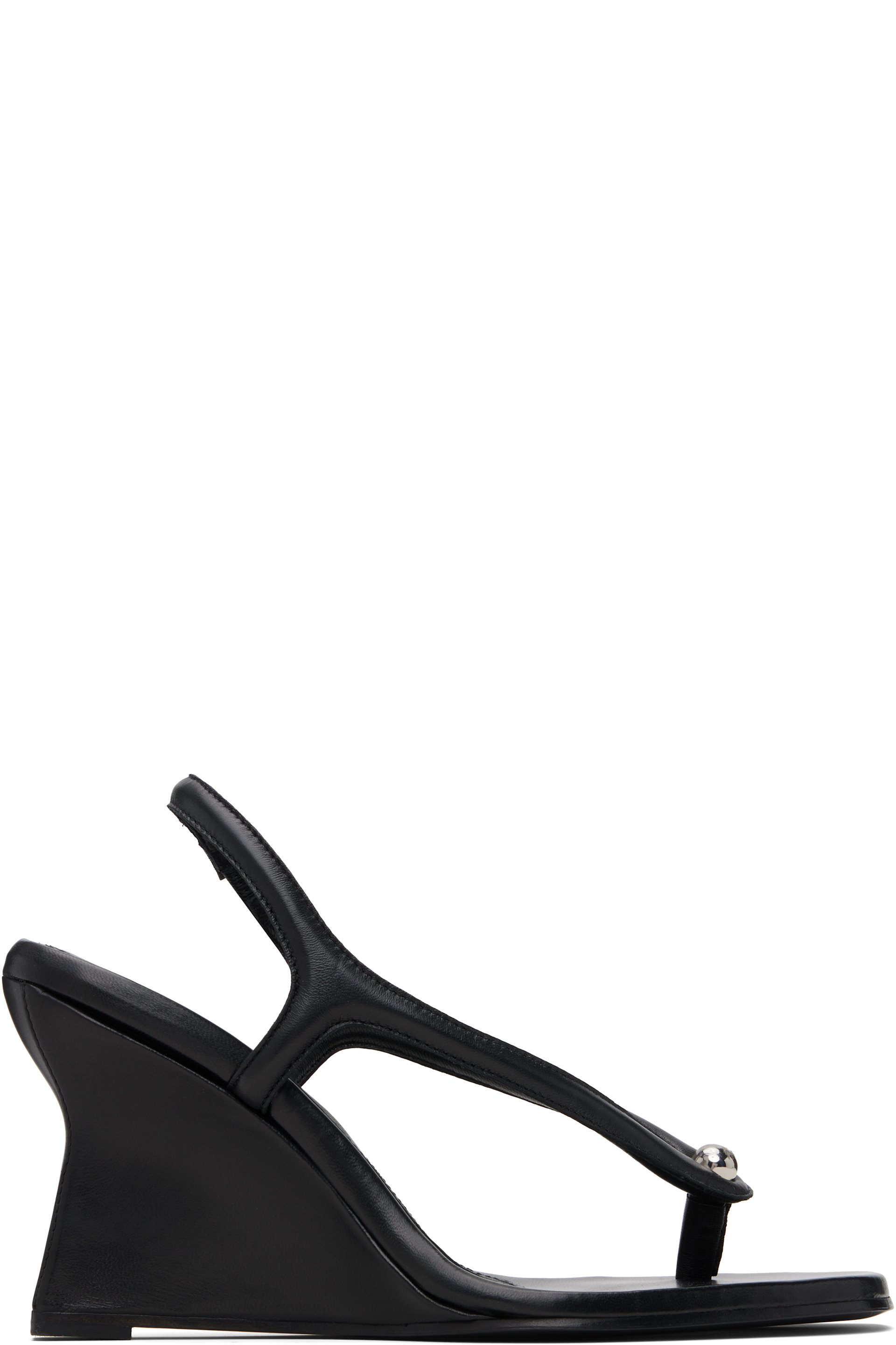 Paris Georgia - Sandales à talon compensé Valentina noires