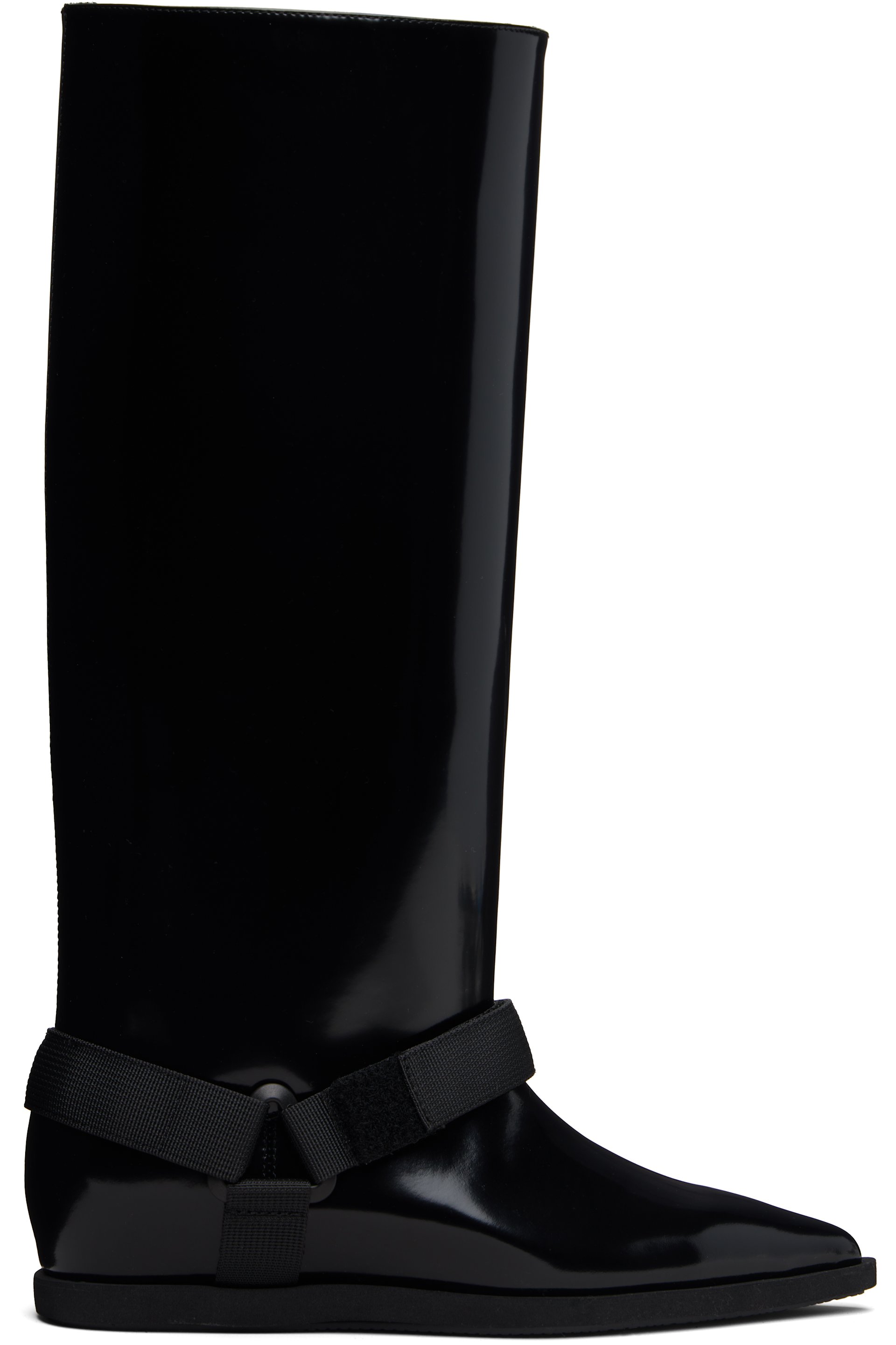 sacai - Black Belted Tall Boots