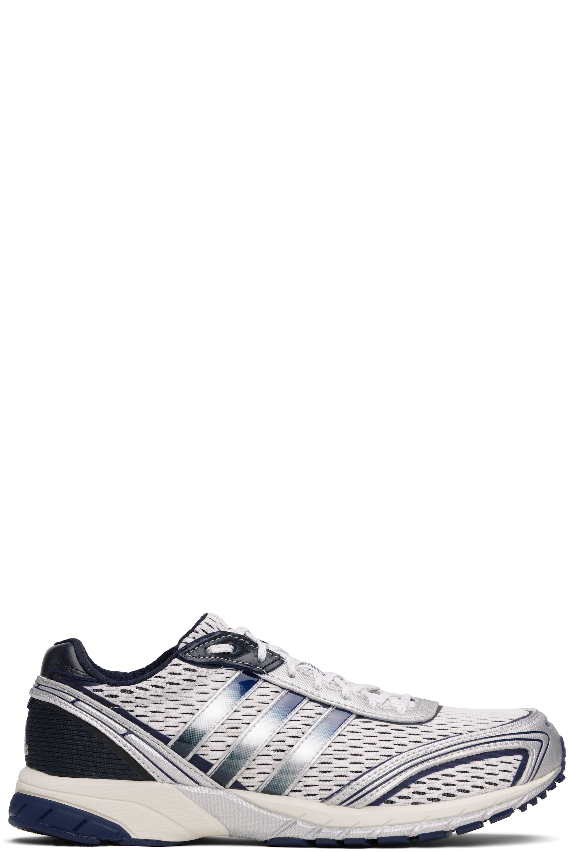 Sporty & Rich - Baskets bleu marine et blanc à technologie Adizero édition adidas Originals