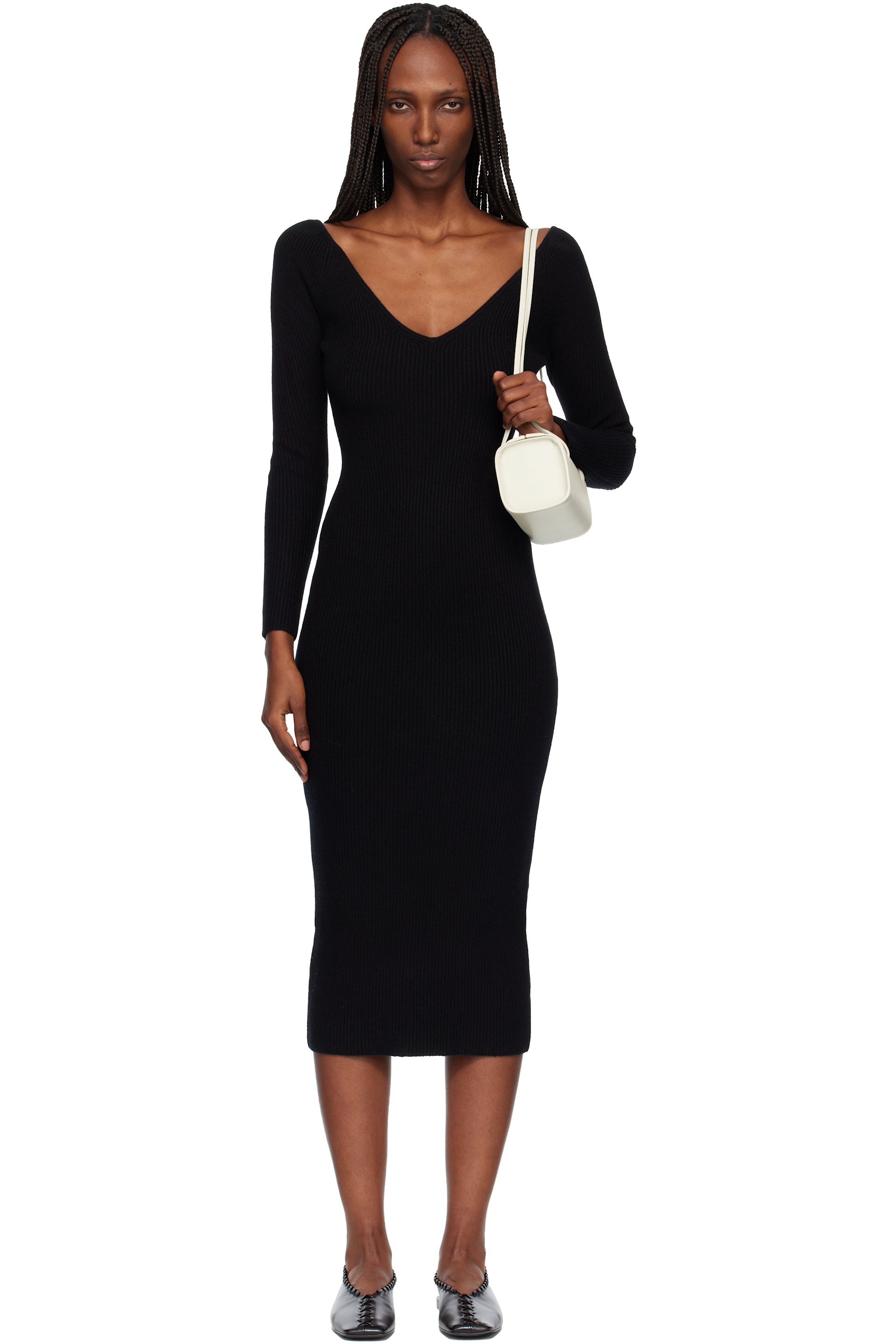 arch4 - Black Bridgewater Midi Dress