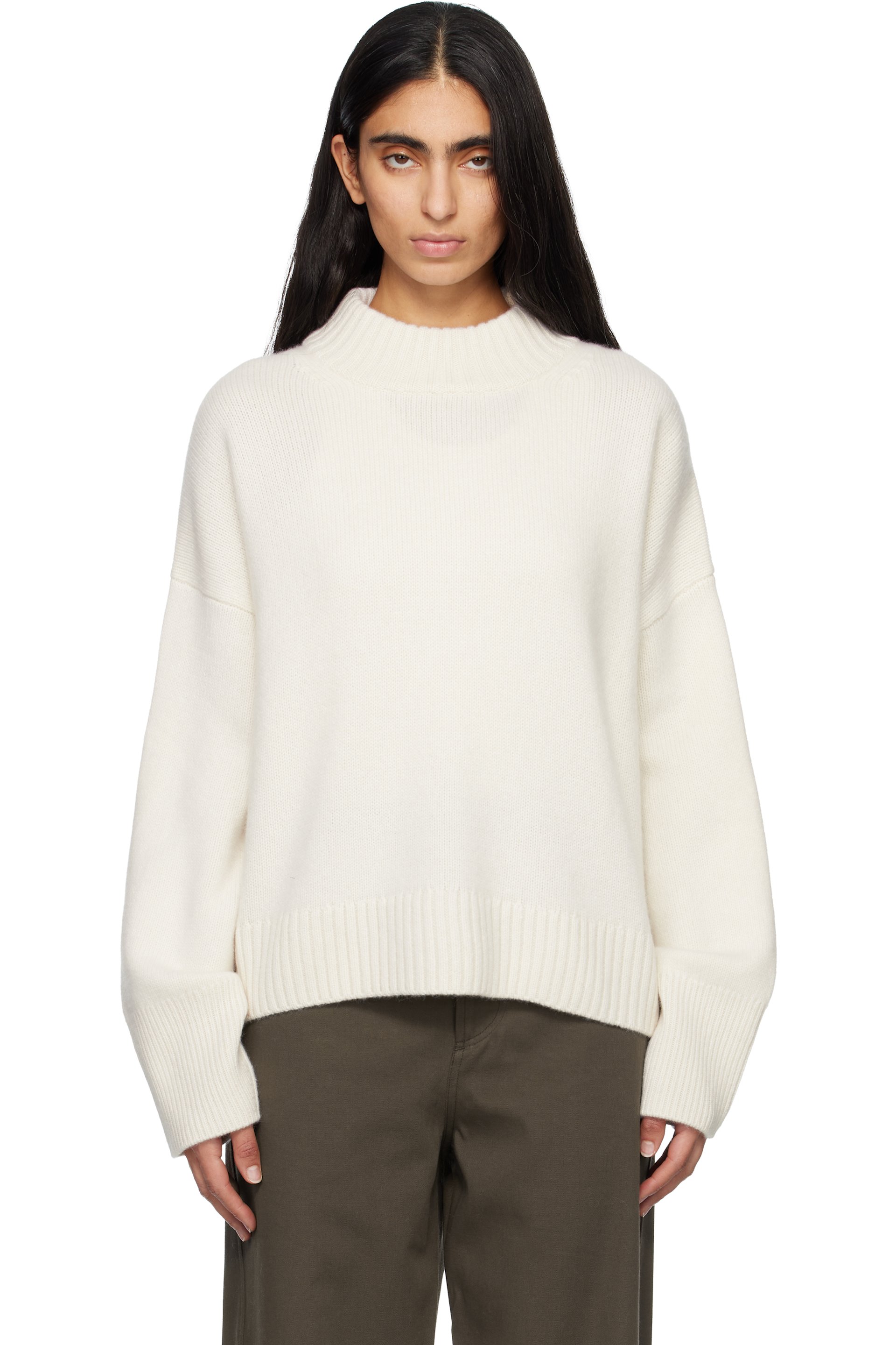 arch4 - White Rozzie Sweater