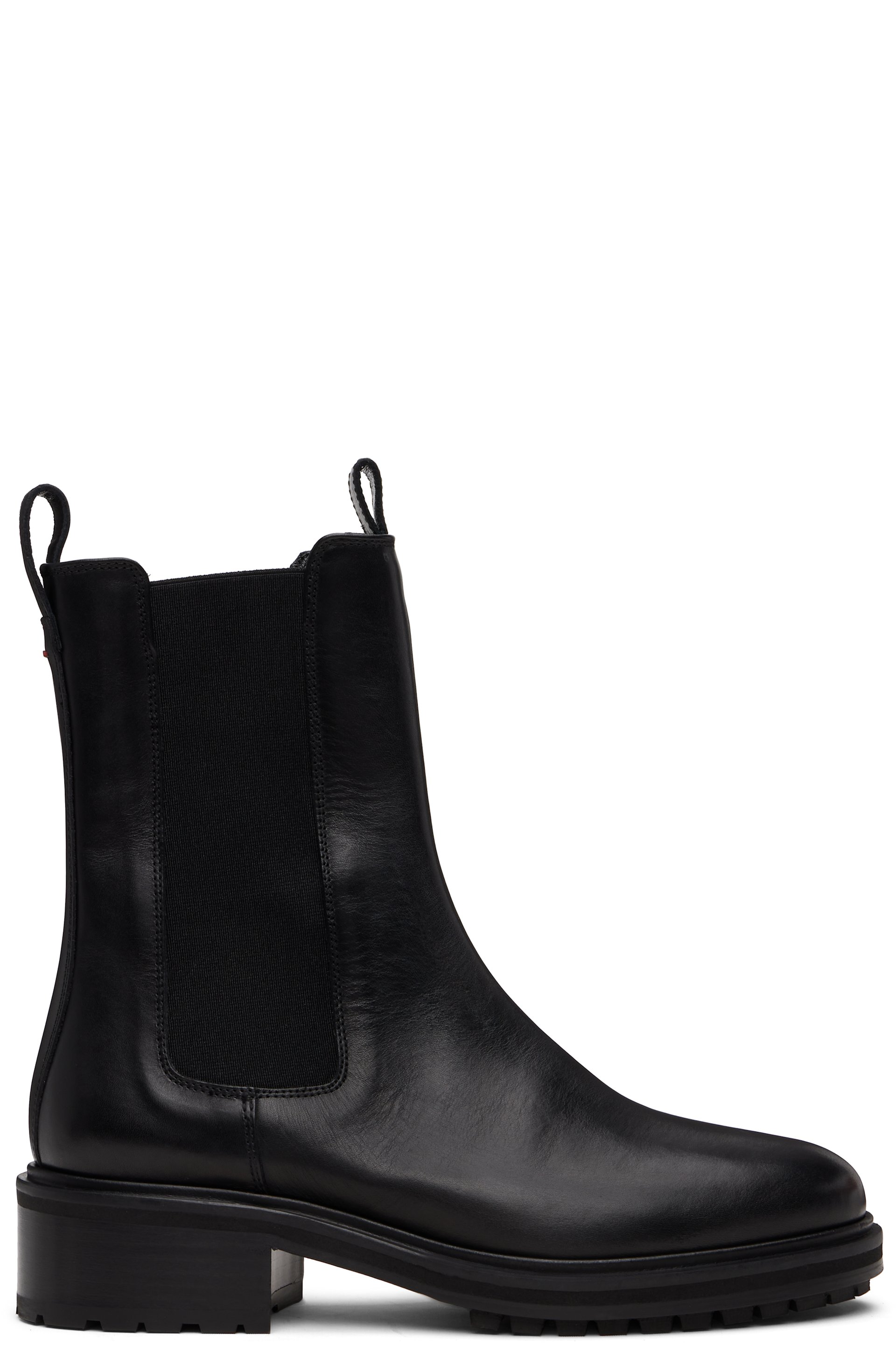 Aeyde - Bottes chelsea Jack noires en cuir