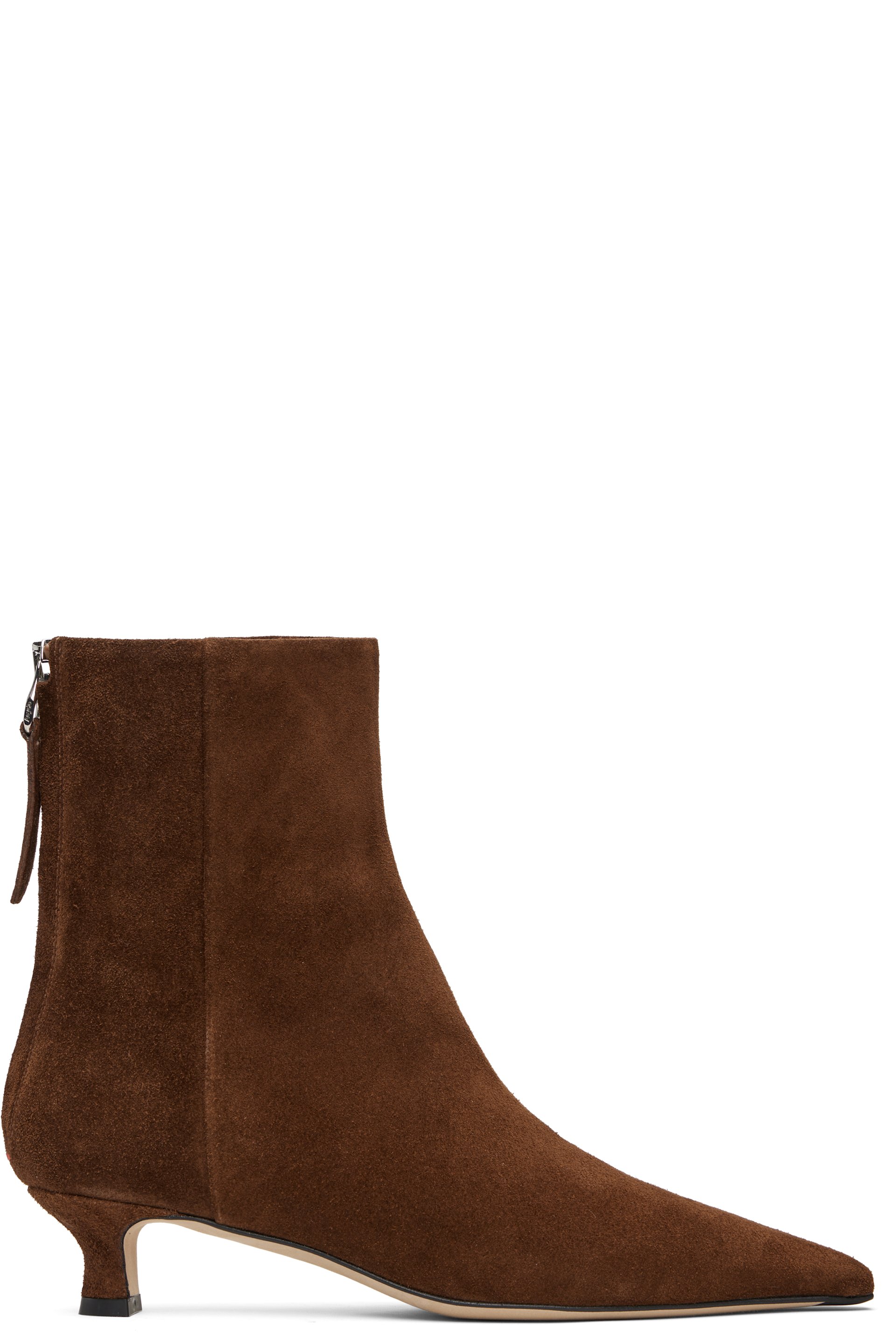 Aeyde - Bottes Zoe brunes en suède
