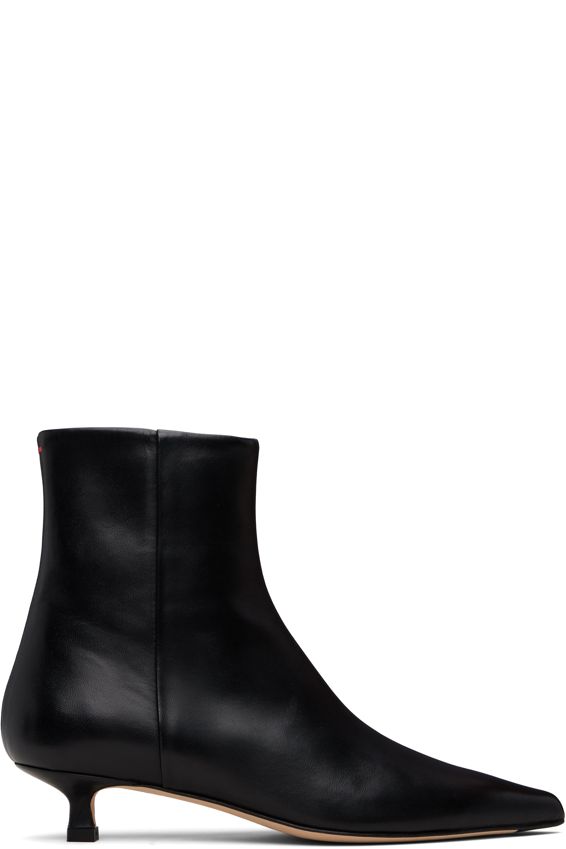 Aeyde - Bottines Sofie noires en cuir