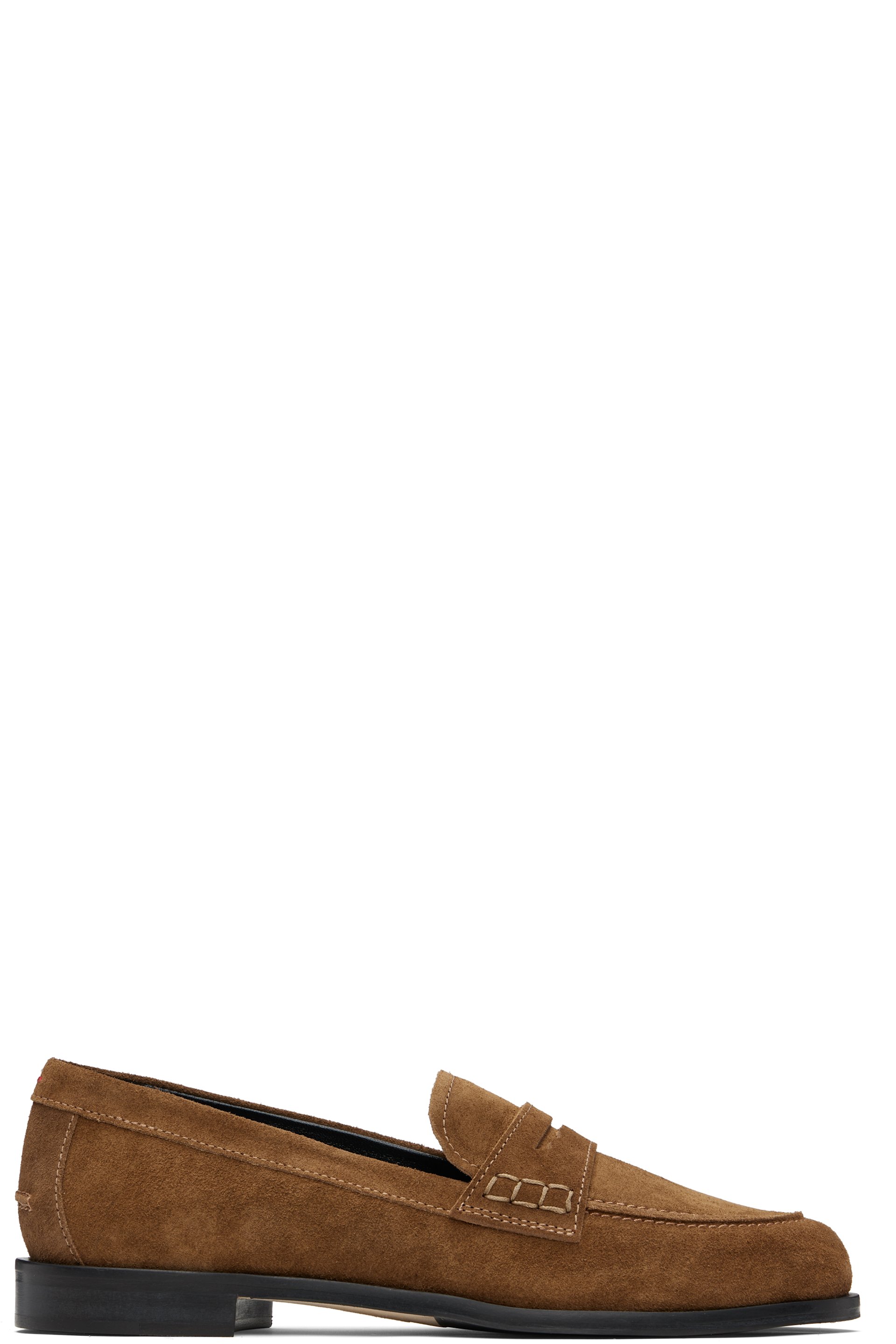 Aeyde - Tan Oscar Suede Loafers
