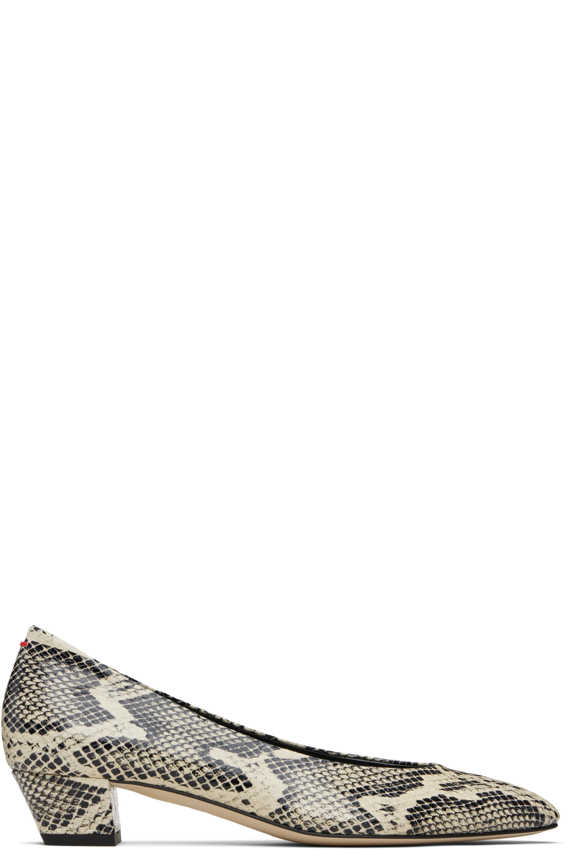 Aeyde - Beige Helia Low-Cut Heels