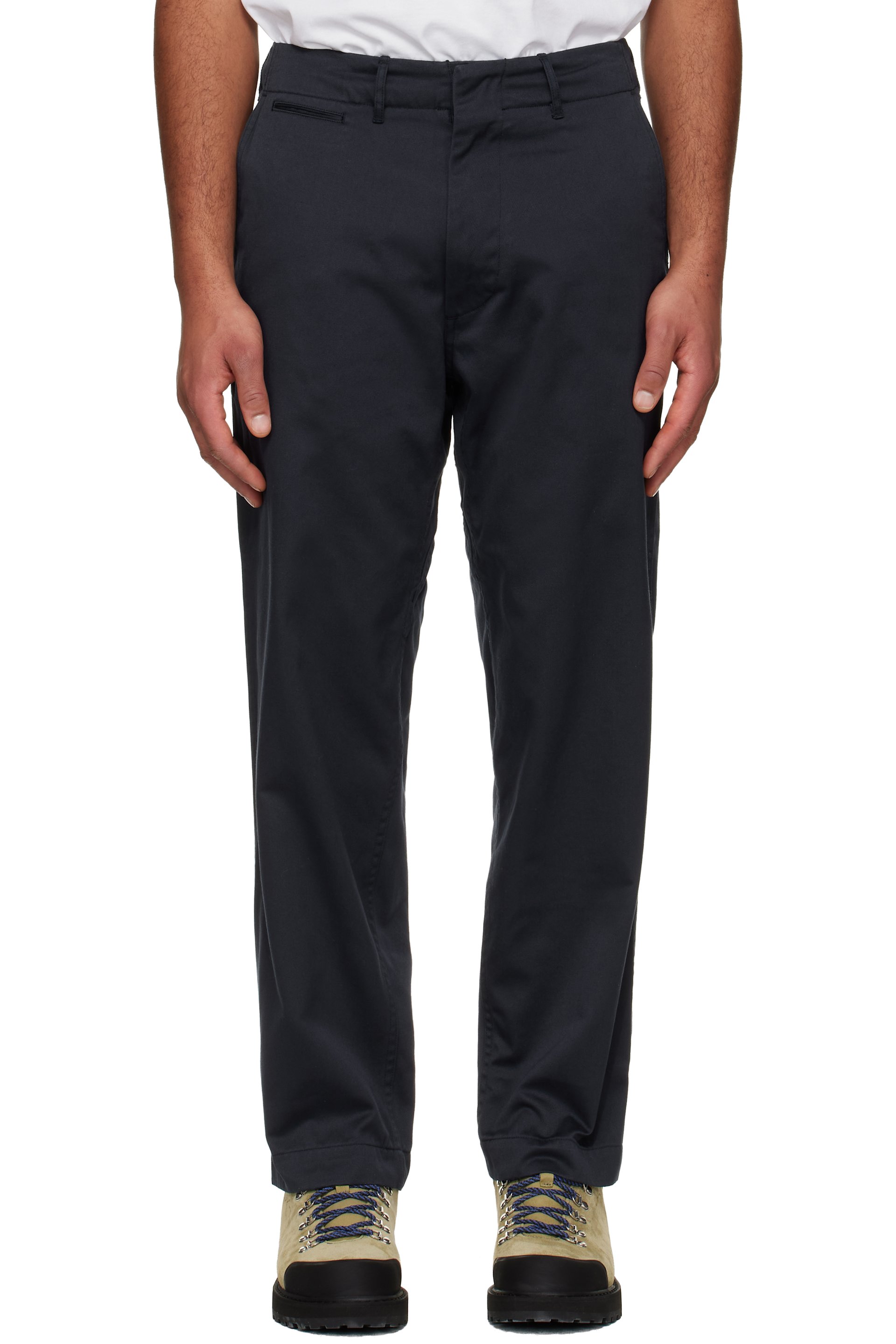 nanamica - 海军蓝 Wide Chino 长裤
