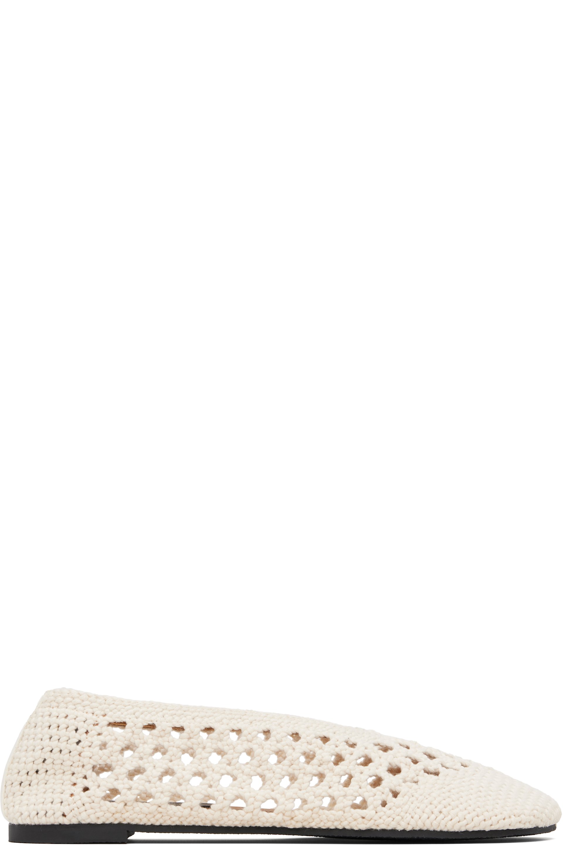 Stella McCartney - Flâneurs Ryder Day blanc cassé en crochet de coton