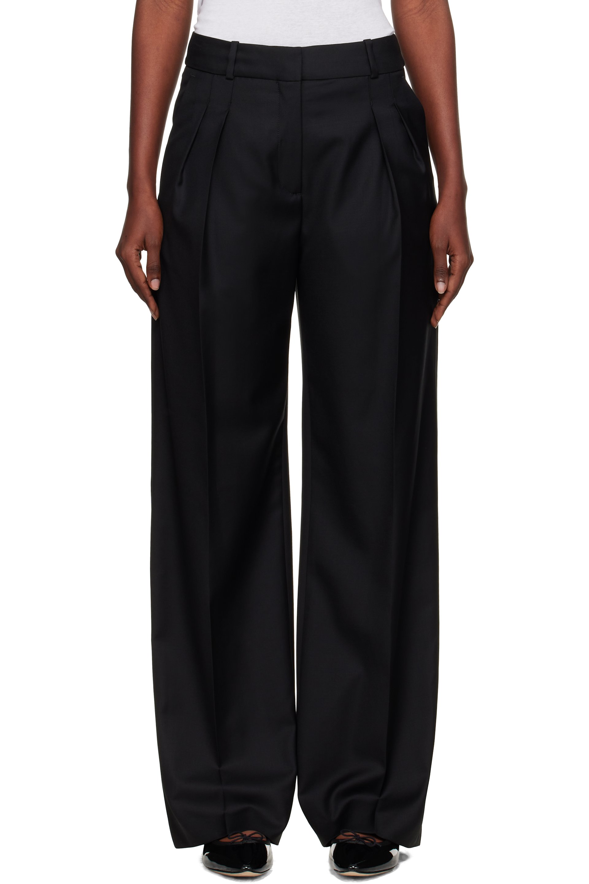 Loulou de Saison - Pantalon droit Sbiru LDS noir