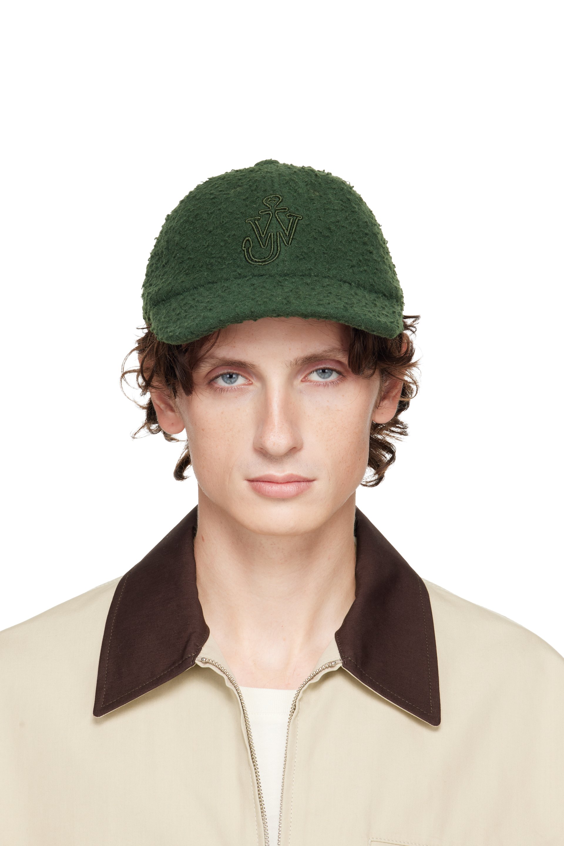 JW Anderson - 그린 울 볼캡