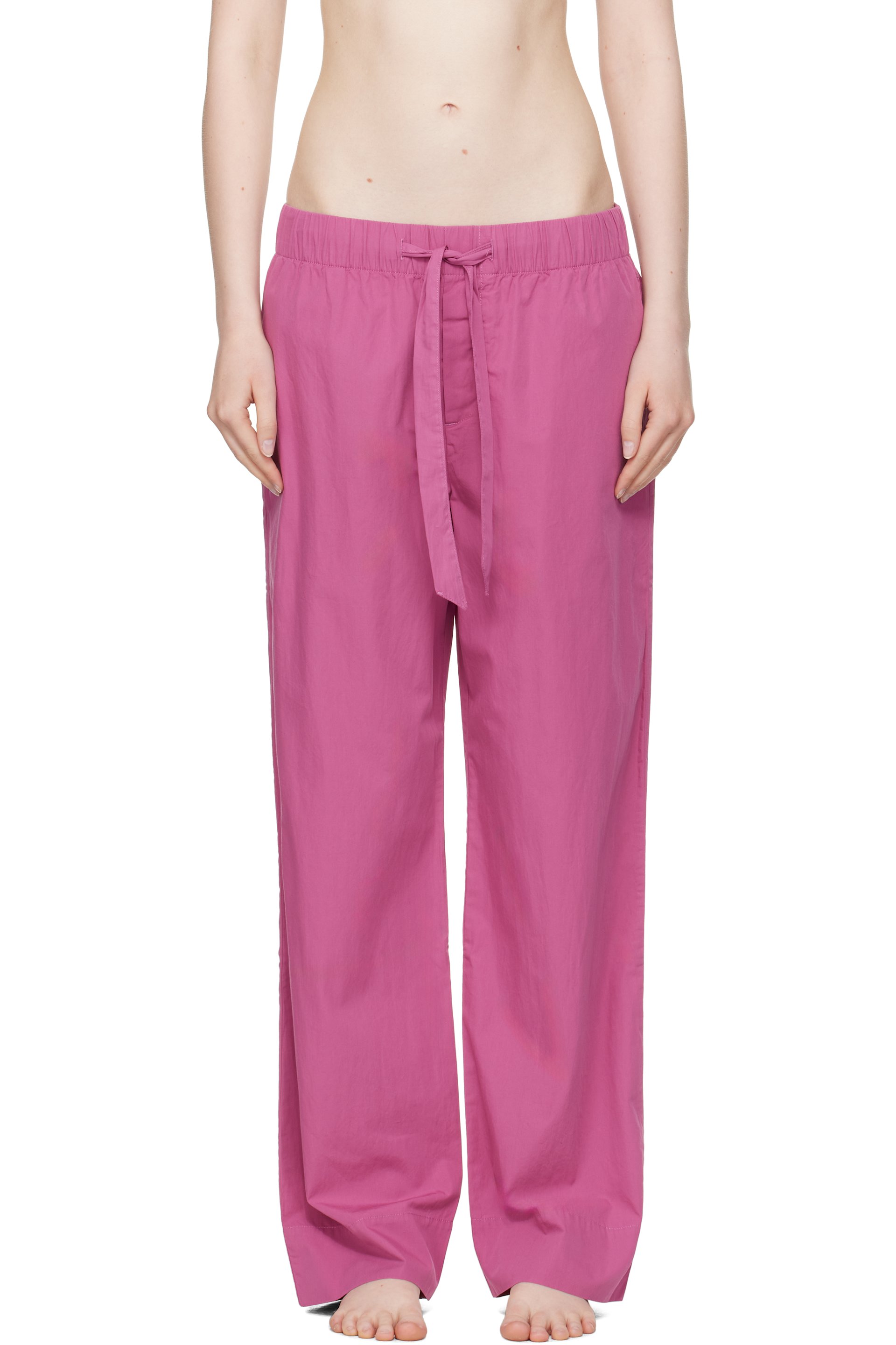 Tekla - Purple Poplin Pyjama Pants