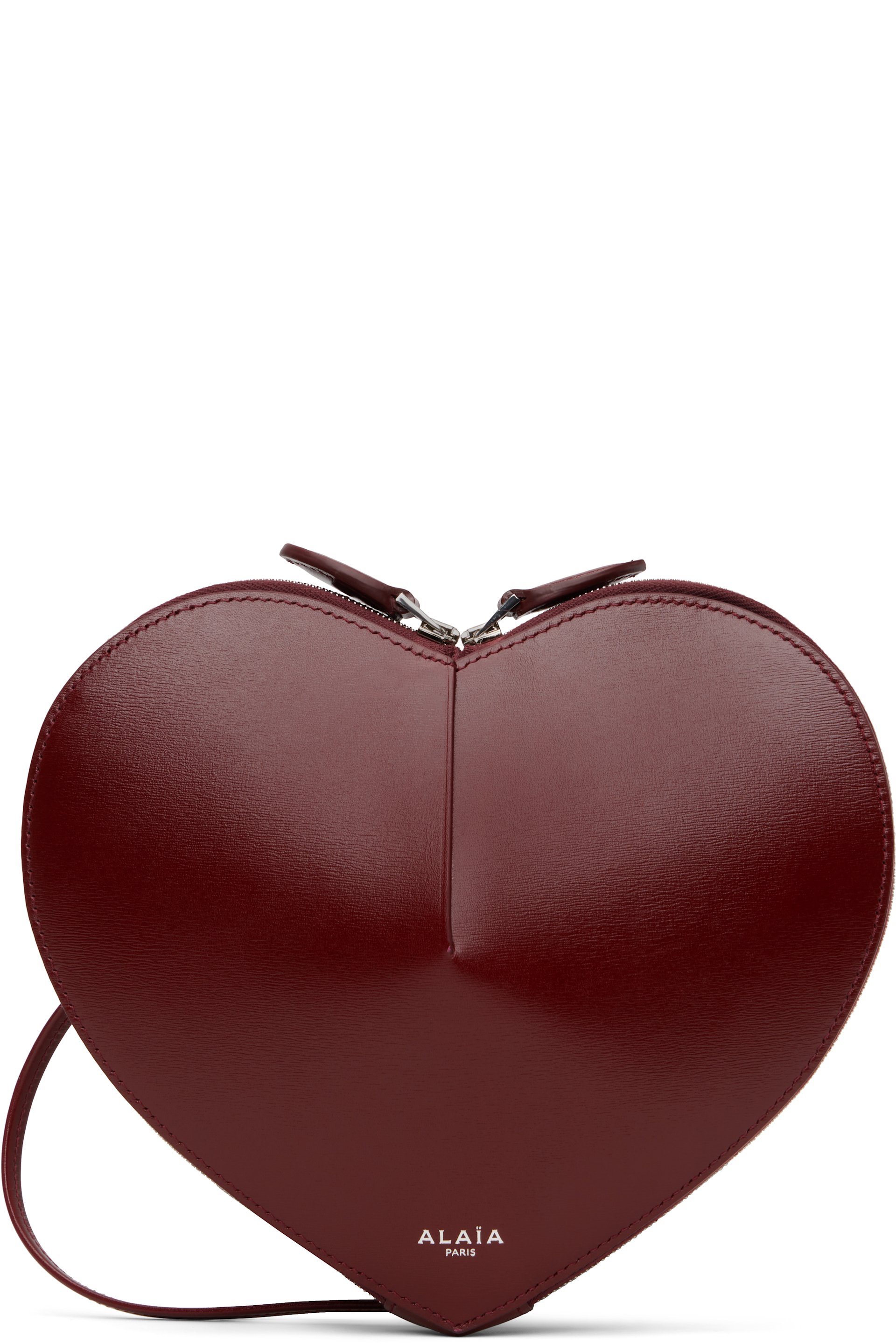 ALAÏA - Sac 'Le cœur' bourgogne