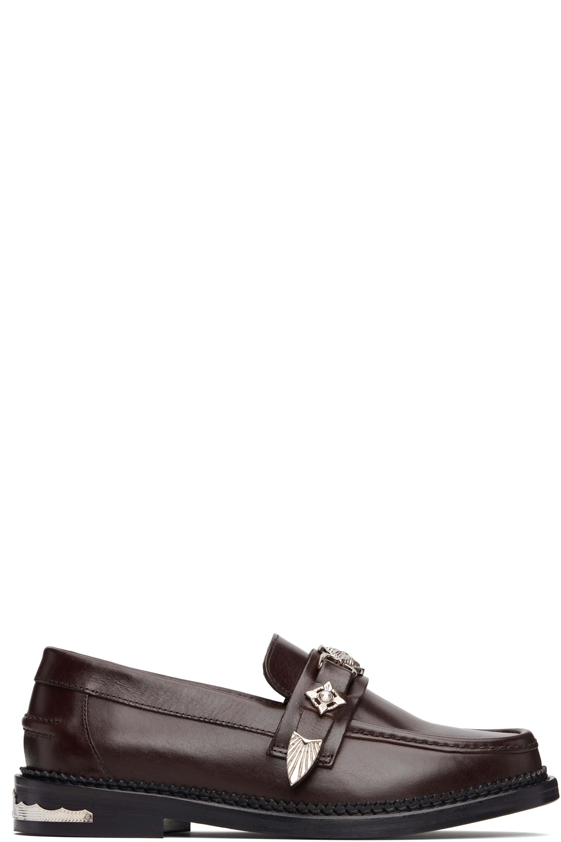 Toga Pulla - SSENSE Exclusive Brown Detail Loafers