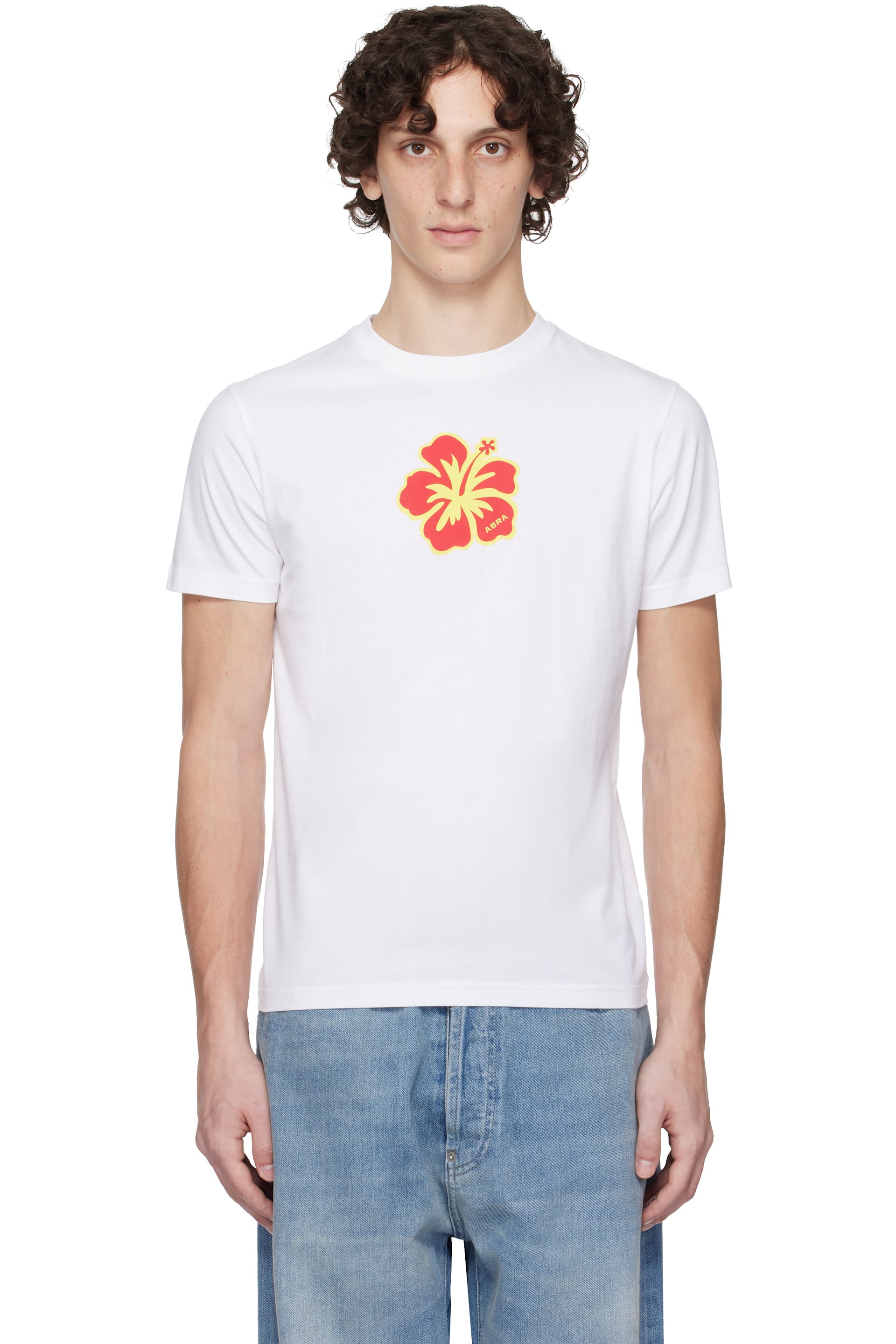 ABRA - White Flower T-shirt