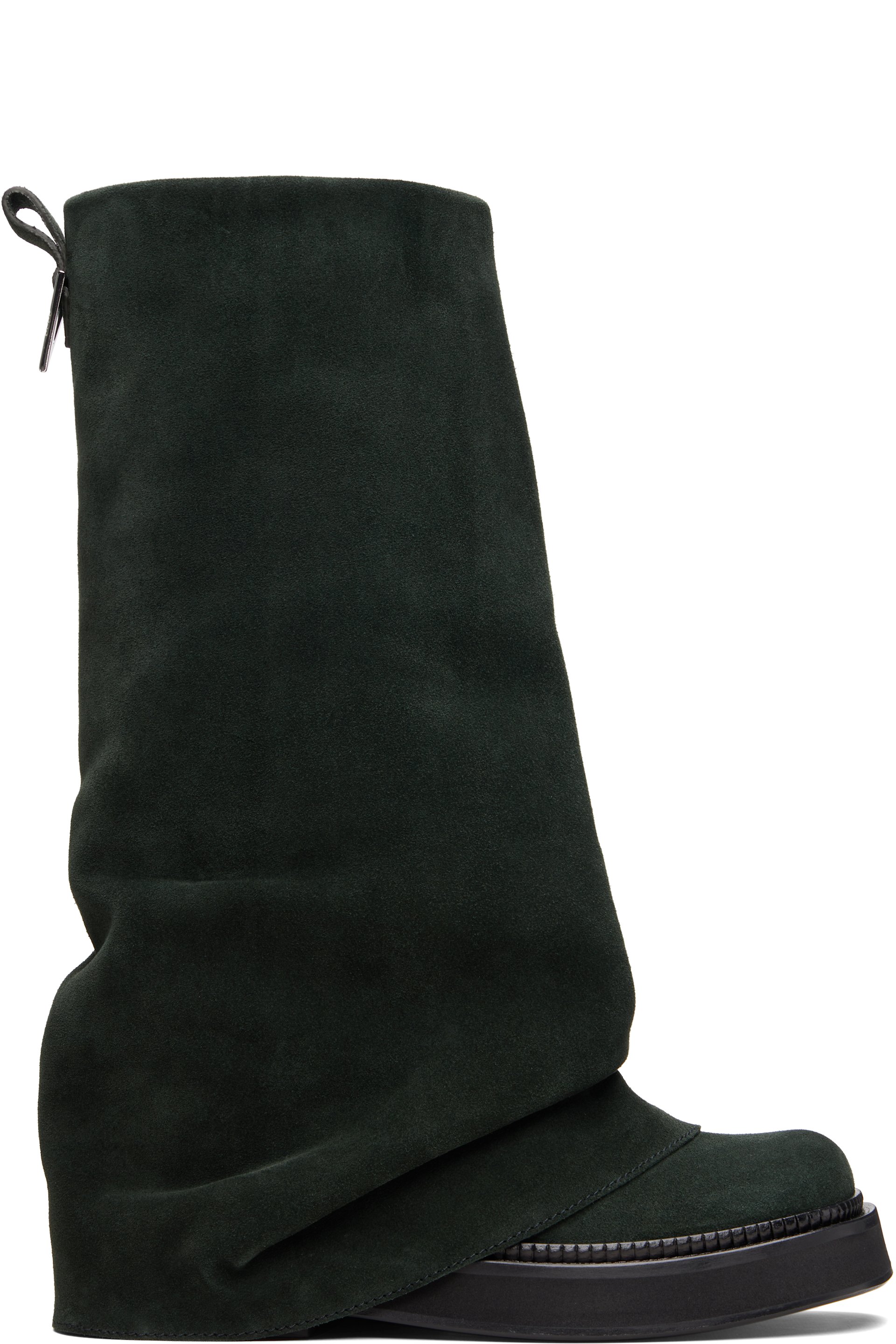 The Attico - Green Robin Combat Boots