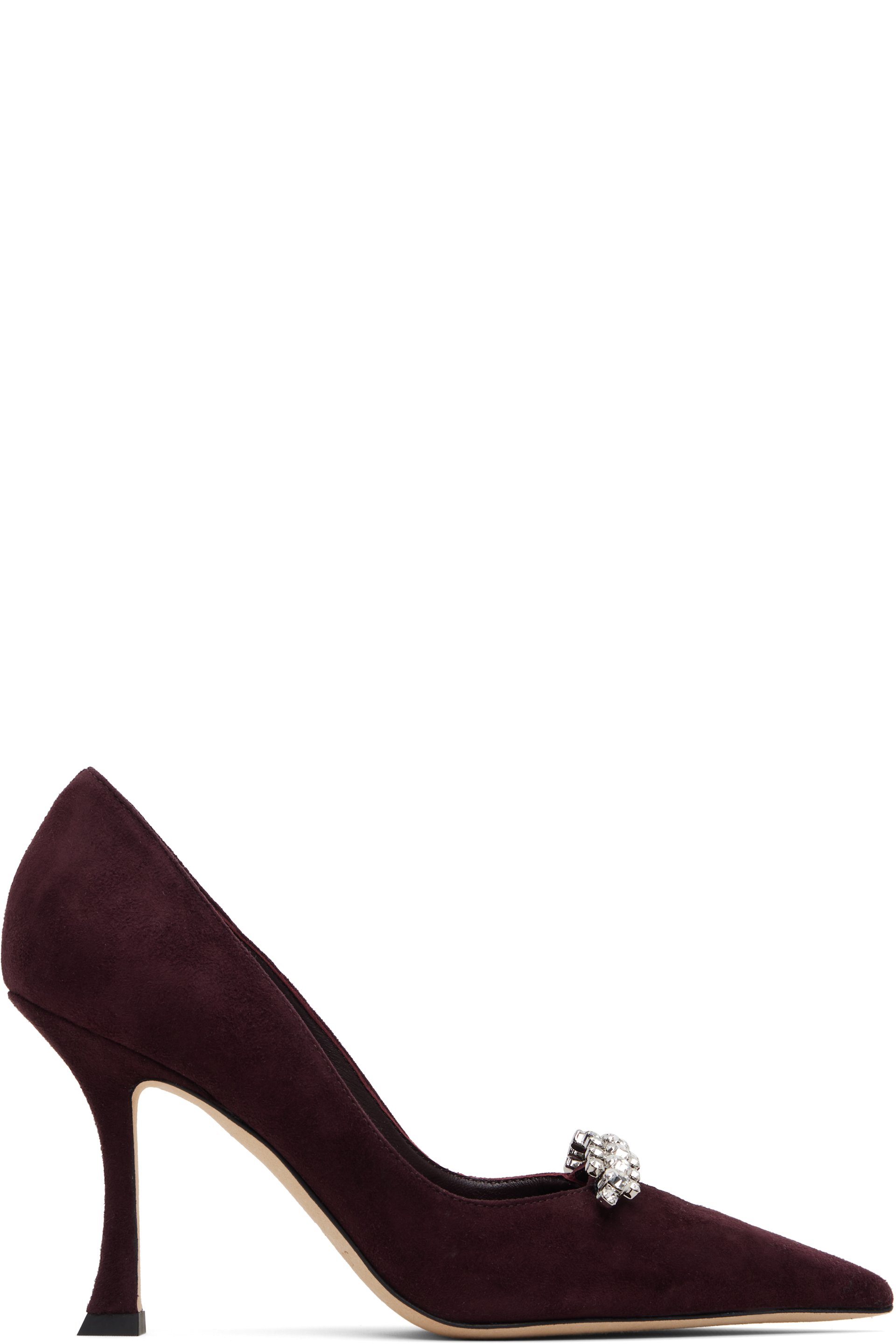 Jimmy Choo - Chaussures à talon Belinda 90 bourgogne