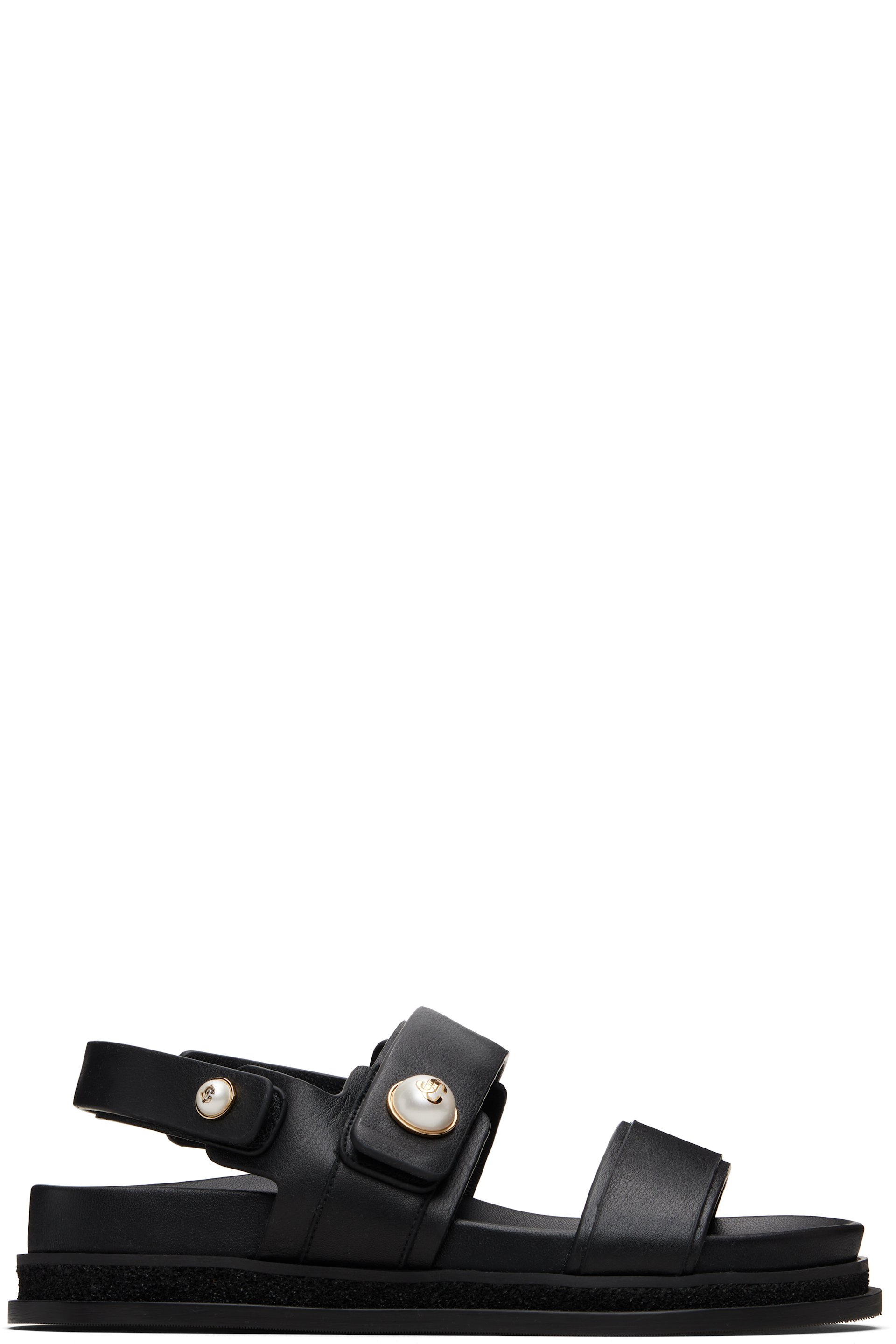Jimmy Choo - Sandales Fayence City noires