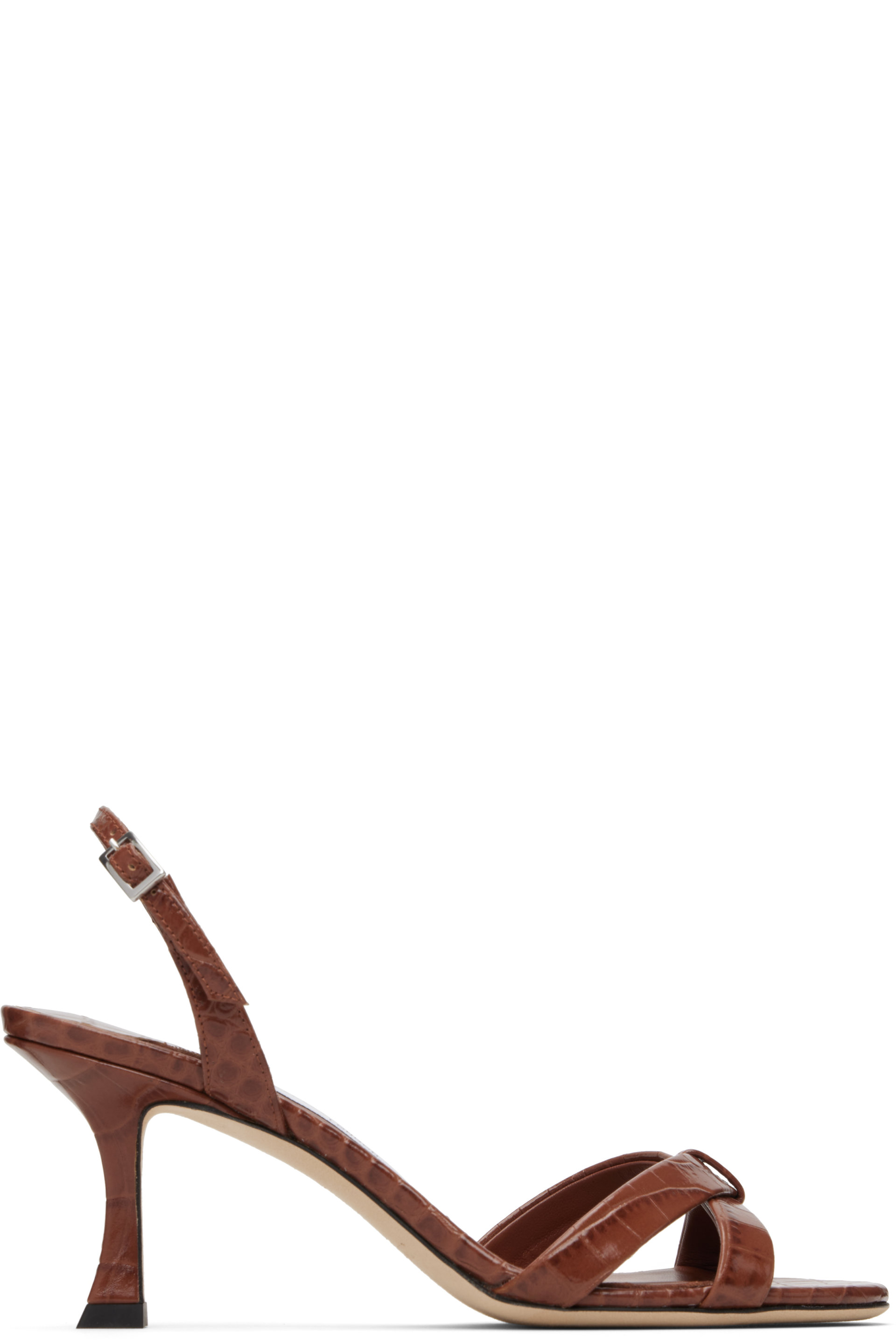 Jimmy Choo - Tan Elsy 70 Heeled Sandals
